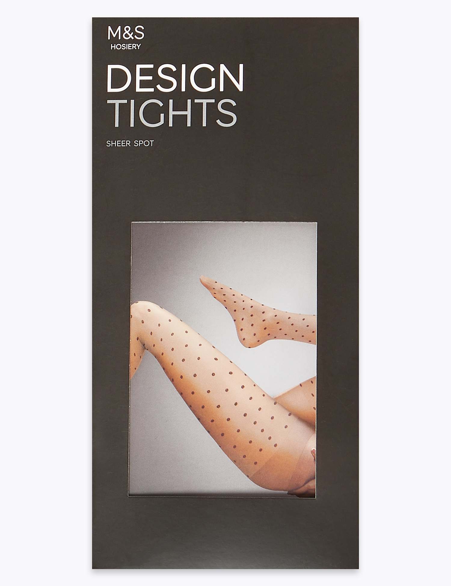 M&S Spotted Sheer Tights Natural Tan