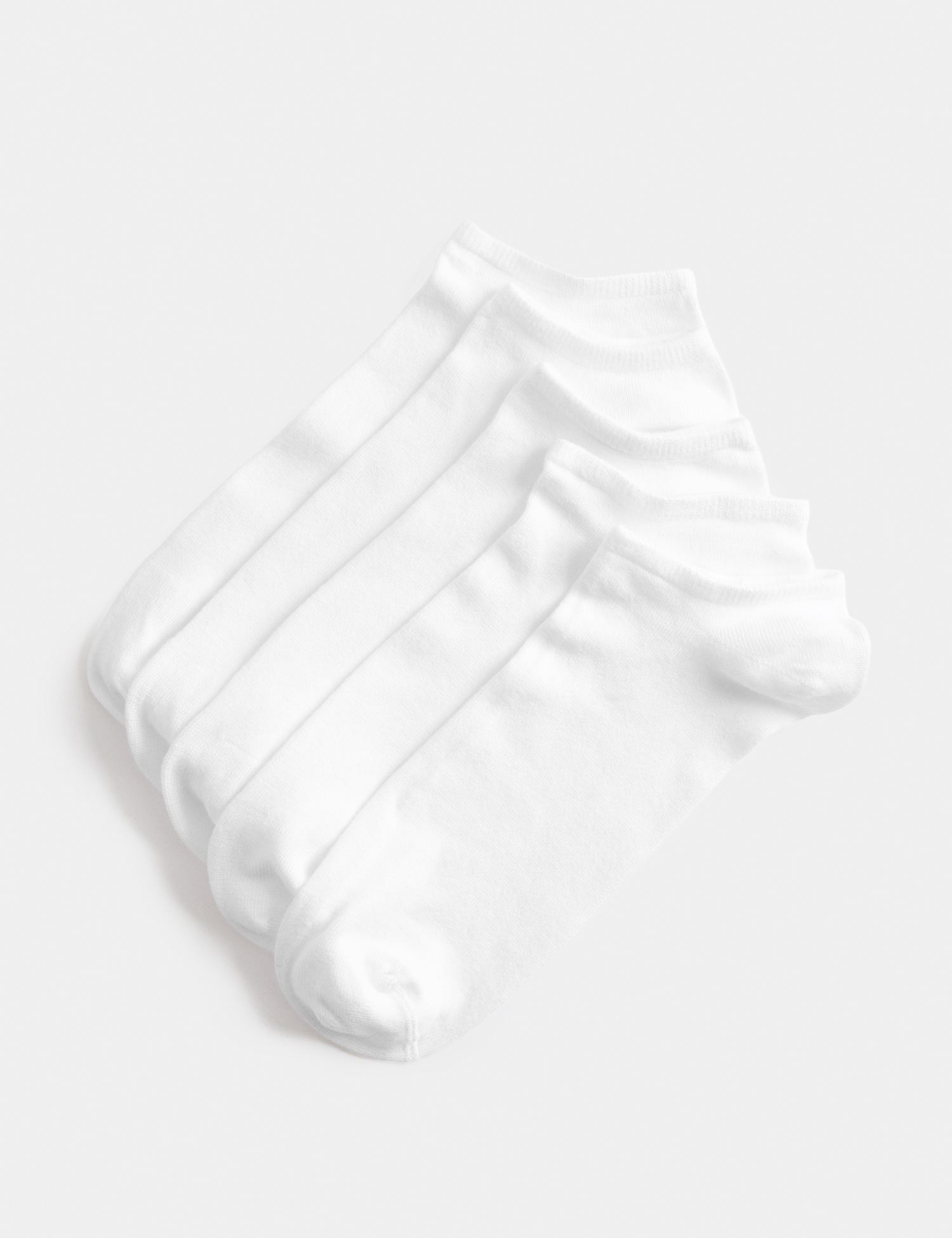 M&S 5 Pack Supersoft Trainer Liners� White