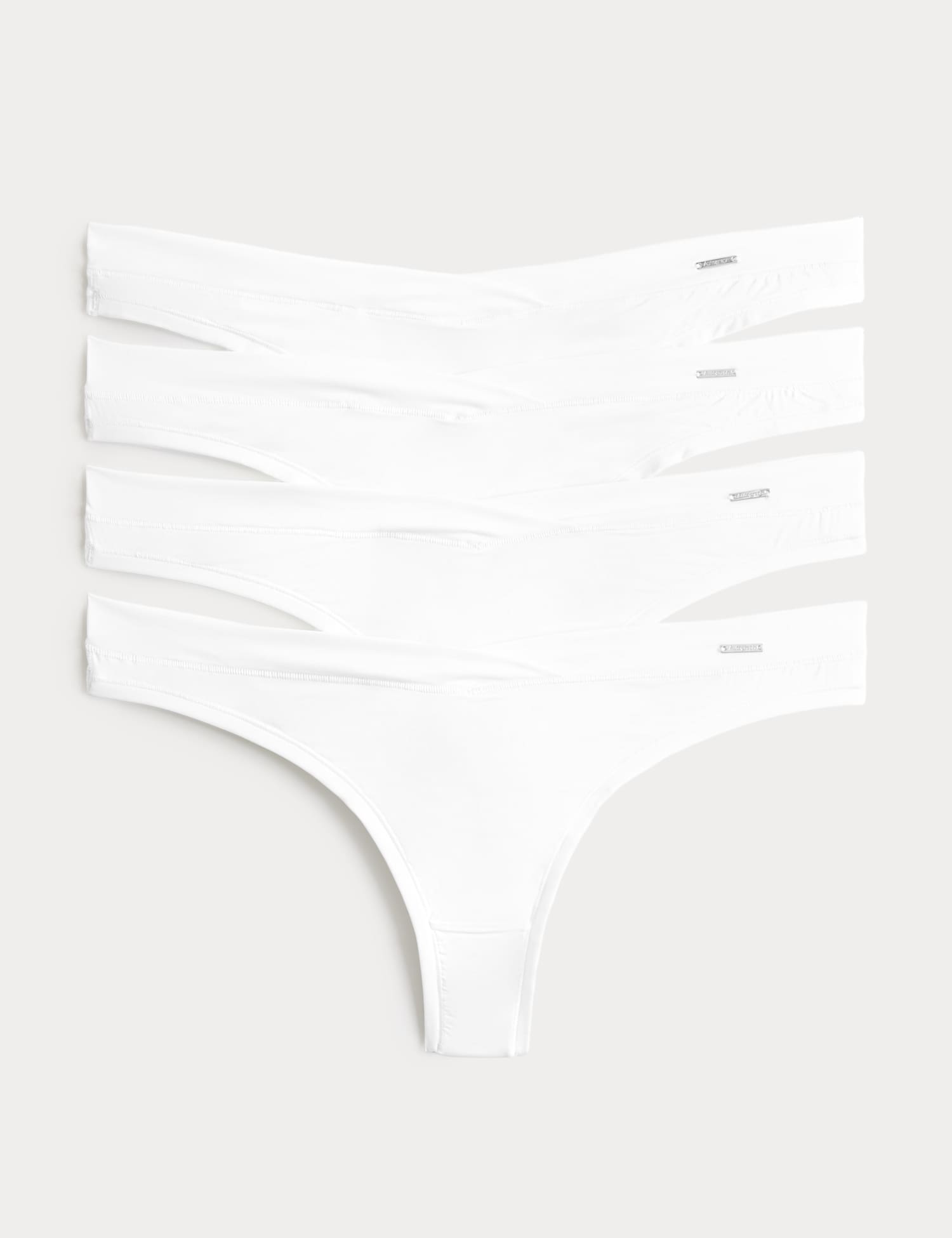 Autograph 4 Pack Flexifit� Thongs White