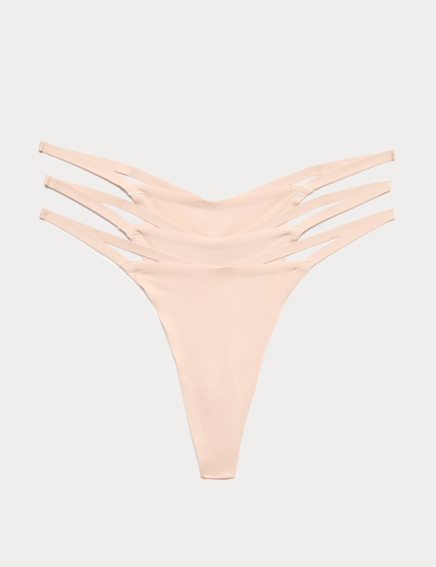 Body by M&S 3 Pack Body Invisibles� No VPL G-String Thongs Opal