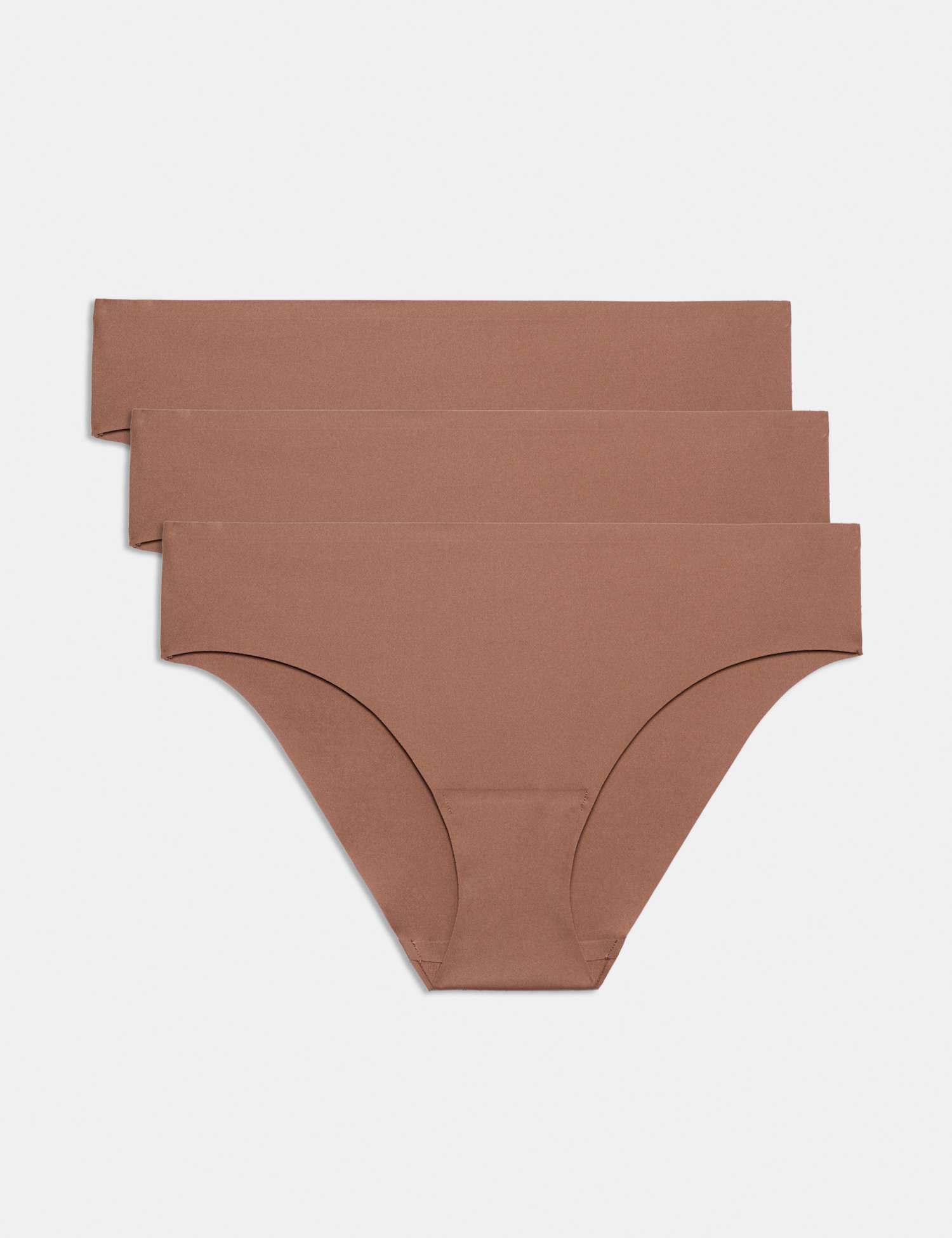 Body by M&S 3 pack Body Invisibles� No VPL Brazilian Knickers Jasper