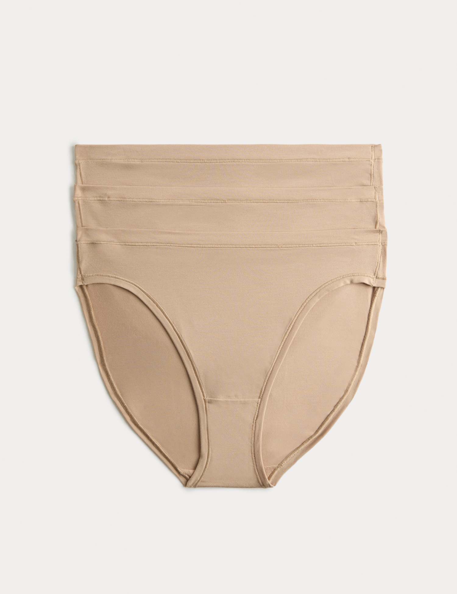 Body by M&S 3pk Flexifit� Modal High Leg Knickers Rose Quartz