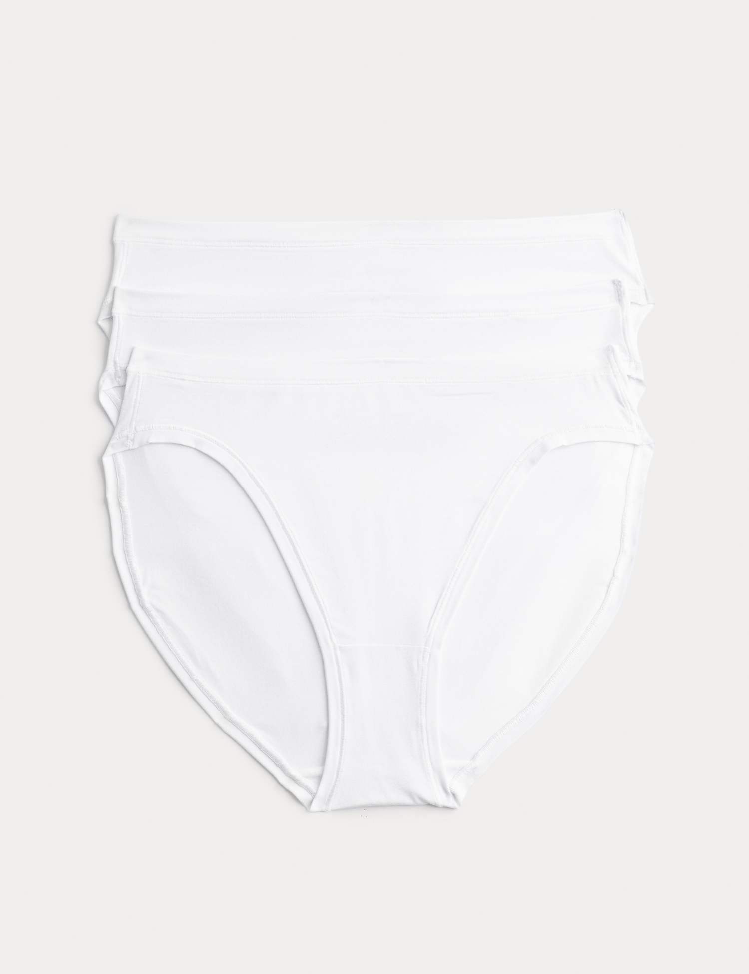 Body by M&S 3pk Flexifit� Modal High Leg Knickers White