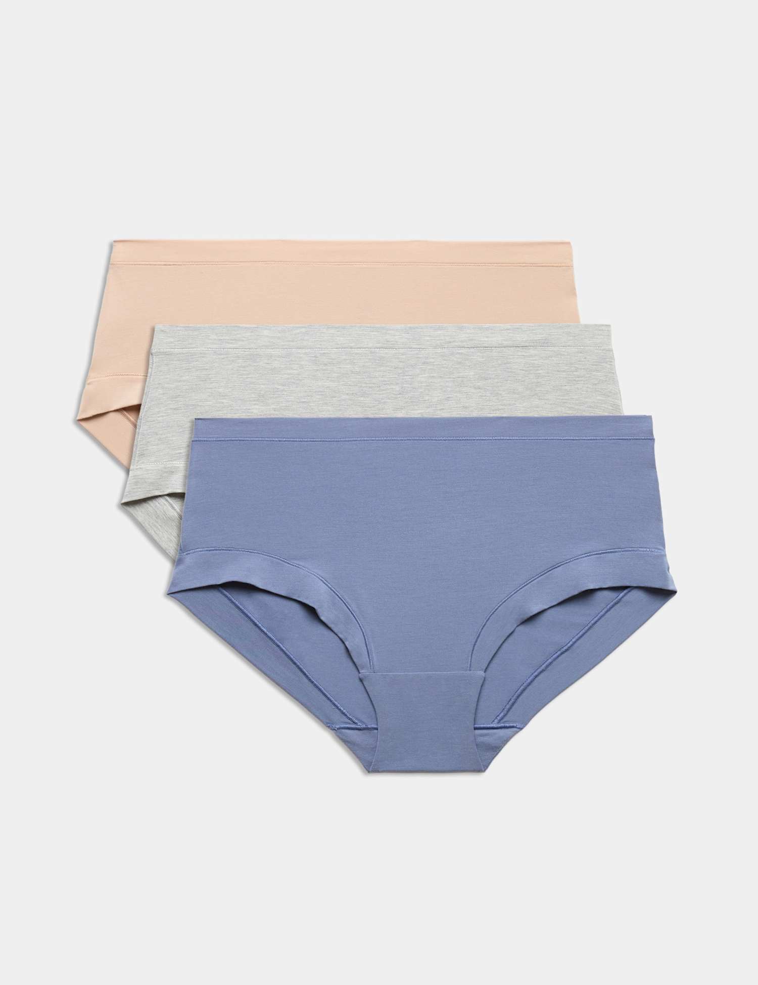 Body by M&S 3pk Flexifit� Modal  Low Rise Shorts Blueberry