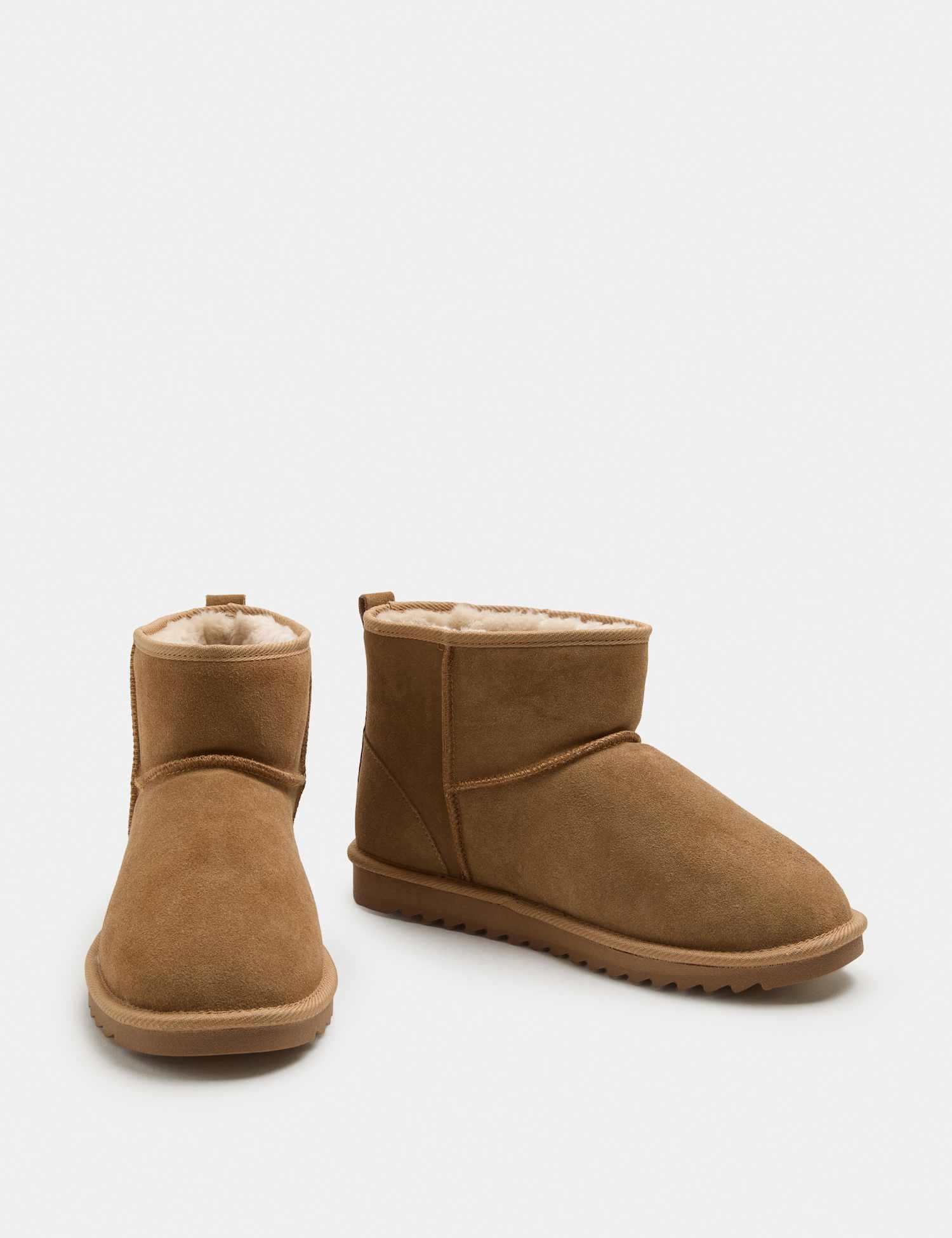 Autograph Suede Slipper Boots with Freshfeet� Tan