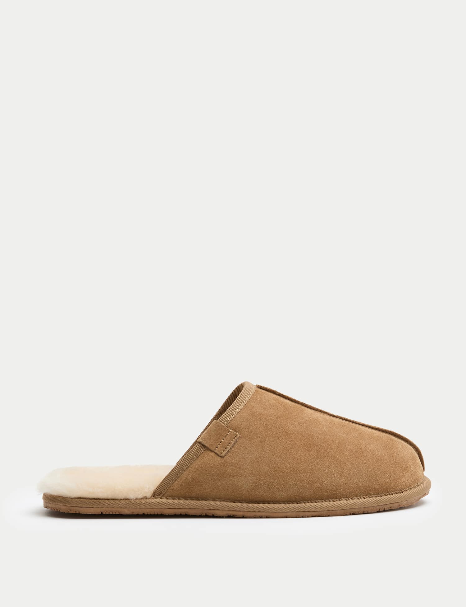 M&S Suede Mule Slippers with Freshfeet� Tan