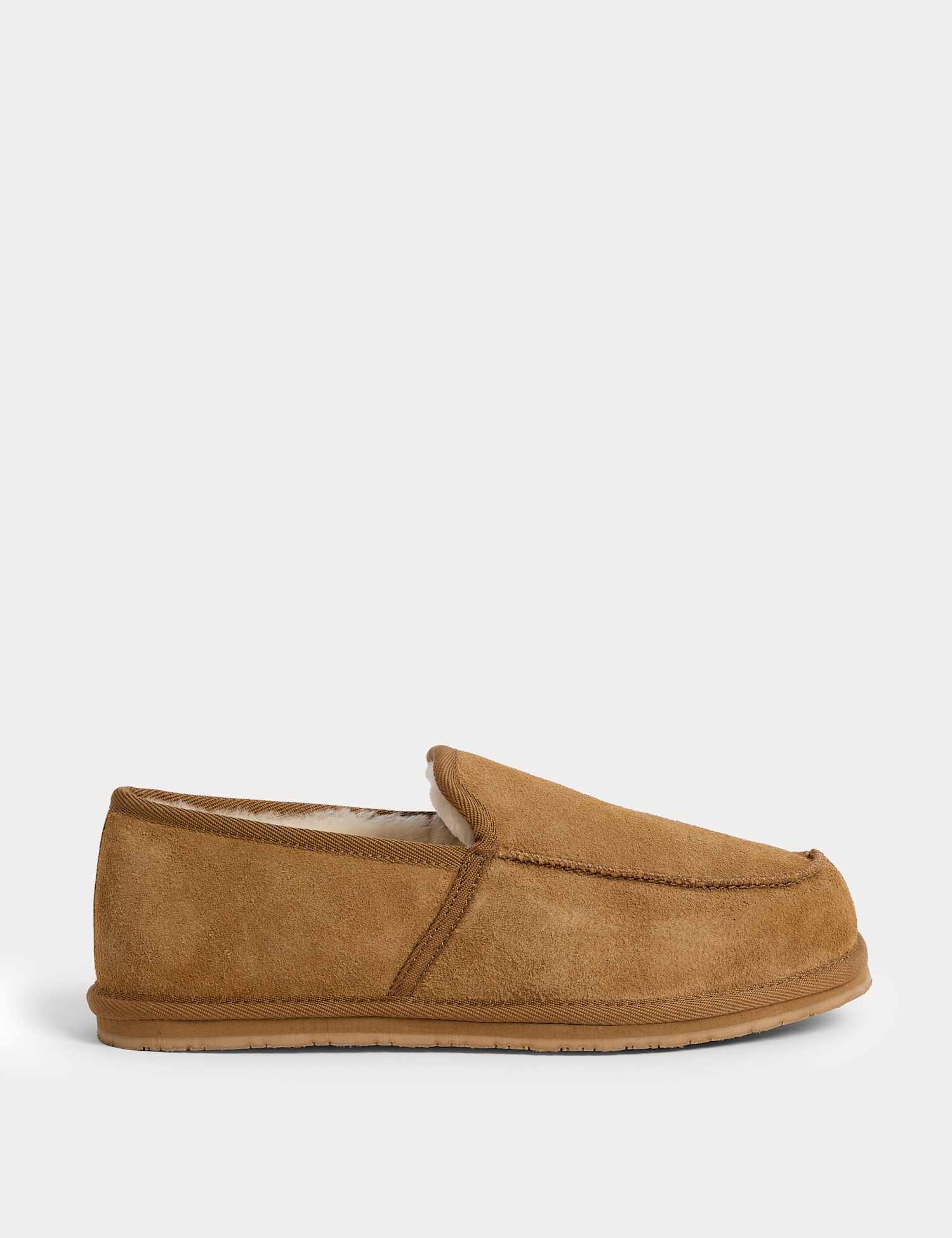 Autograph Suede Moccasin Slippers with Freshfeet� Tan