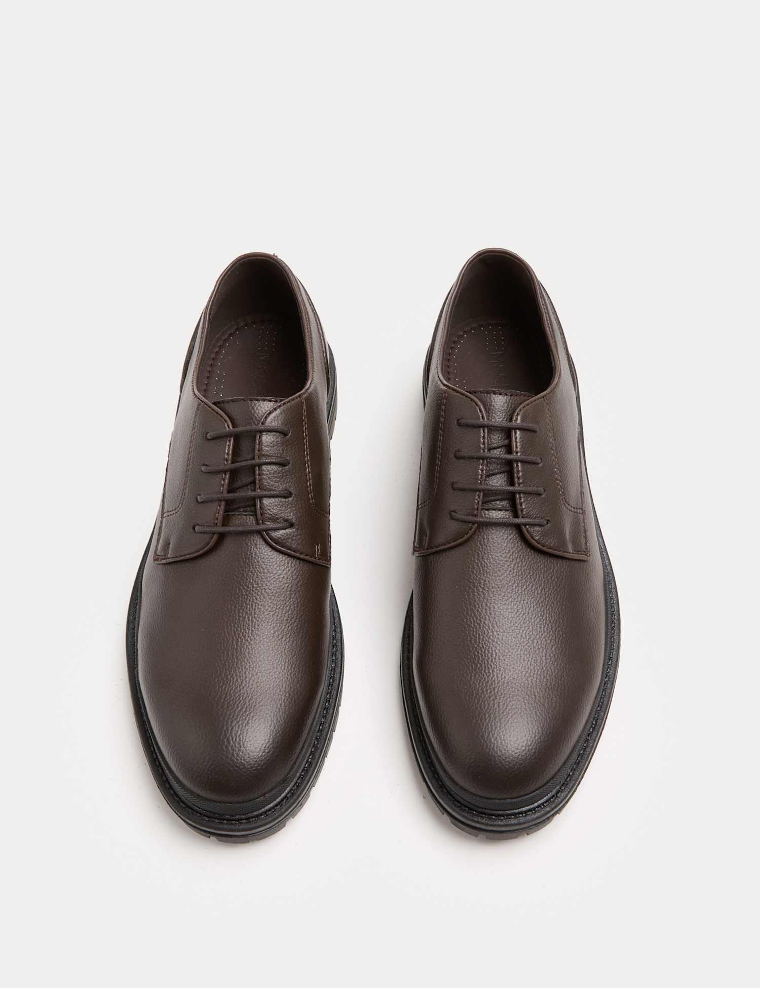 M&S Derby Shoes Dark Brown