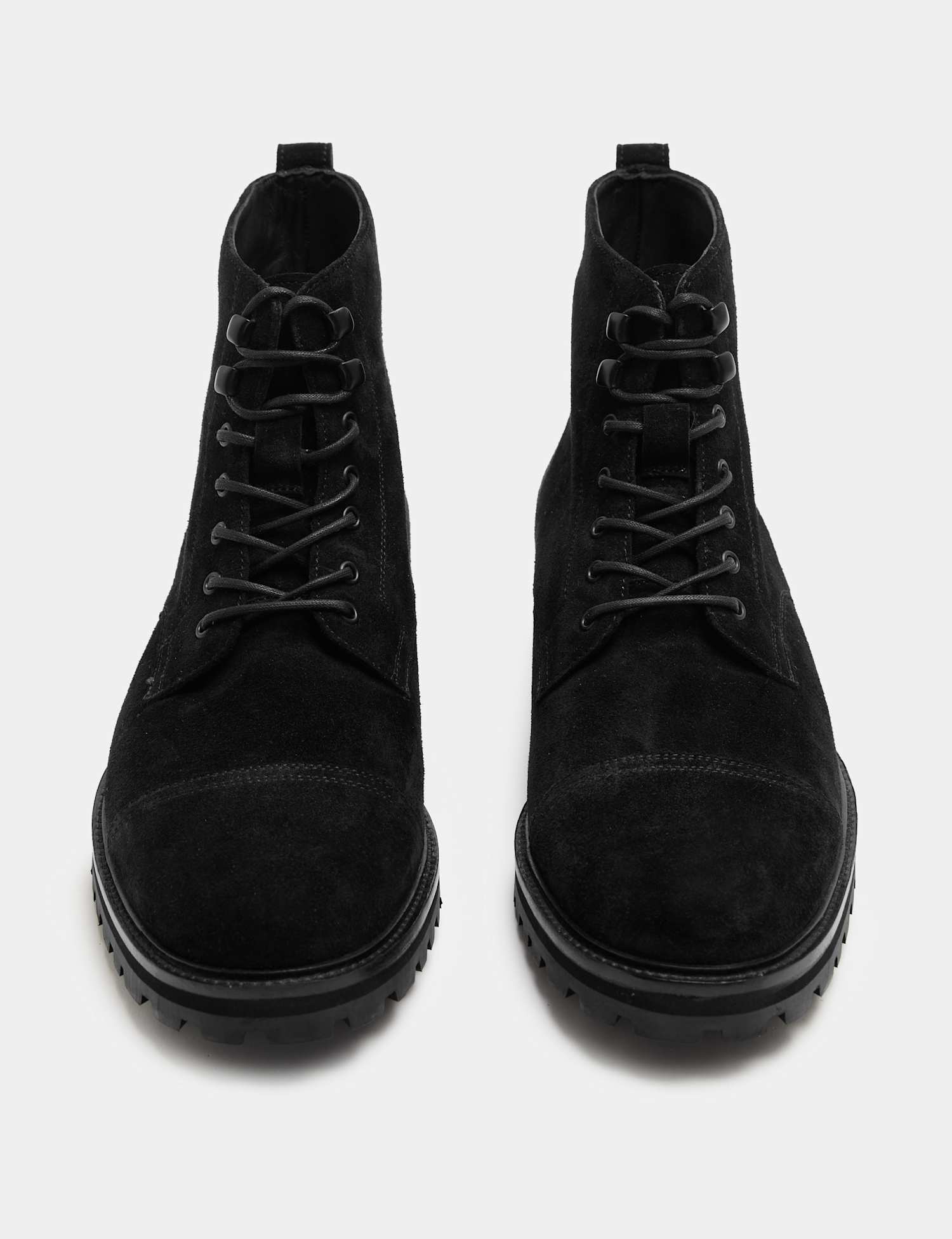 Autograph Suede Toe Cap Boots Black