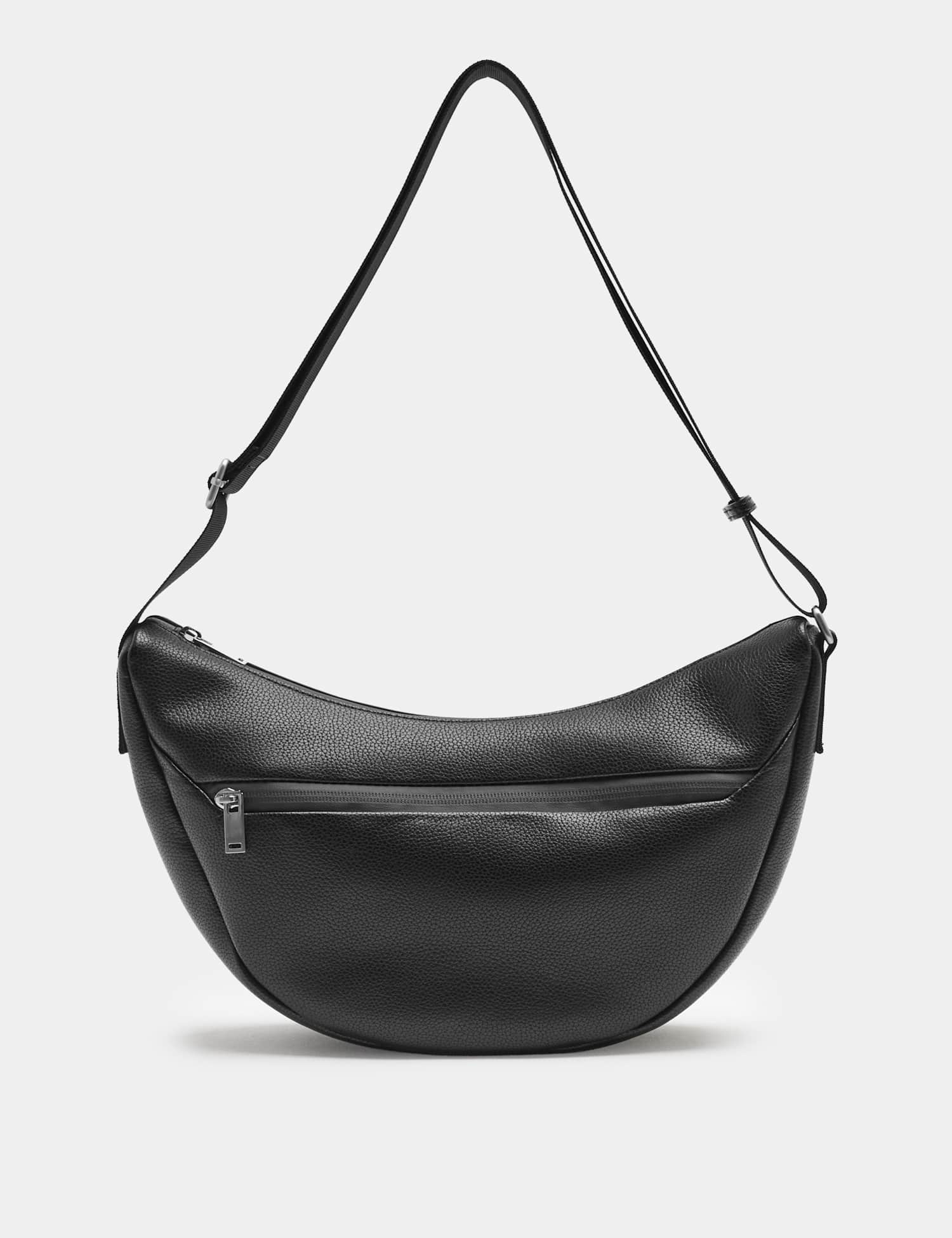 M&S Textured Pebble Grain Cross Body Bag Black
