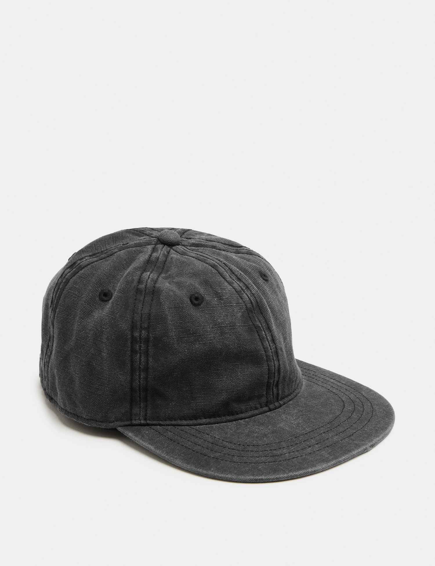 M&S Pure Cotton Baseball Cap Black