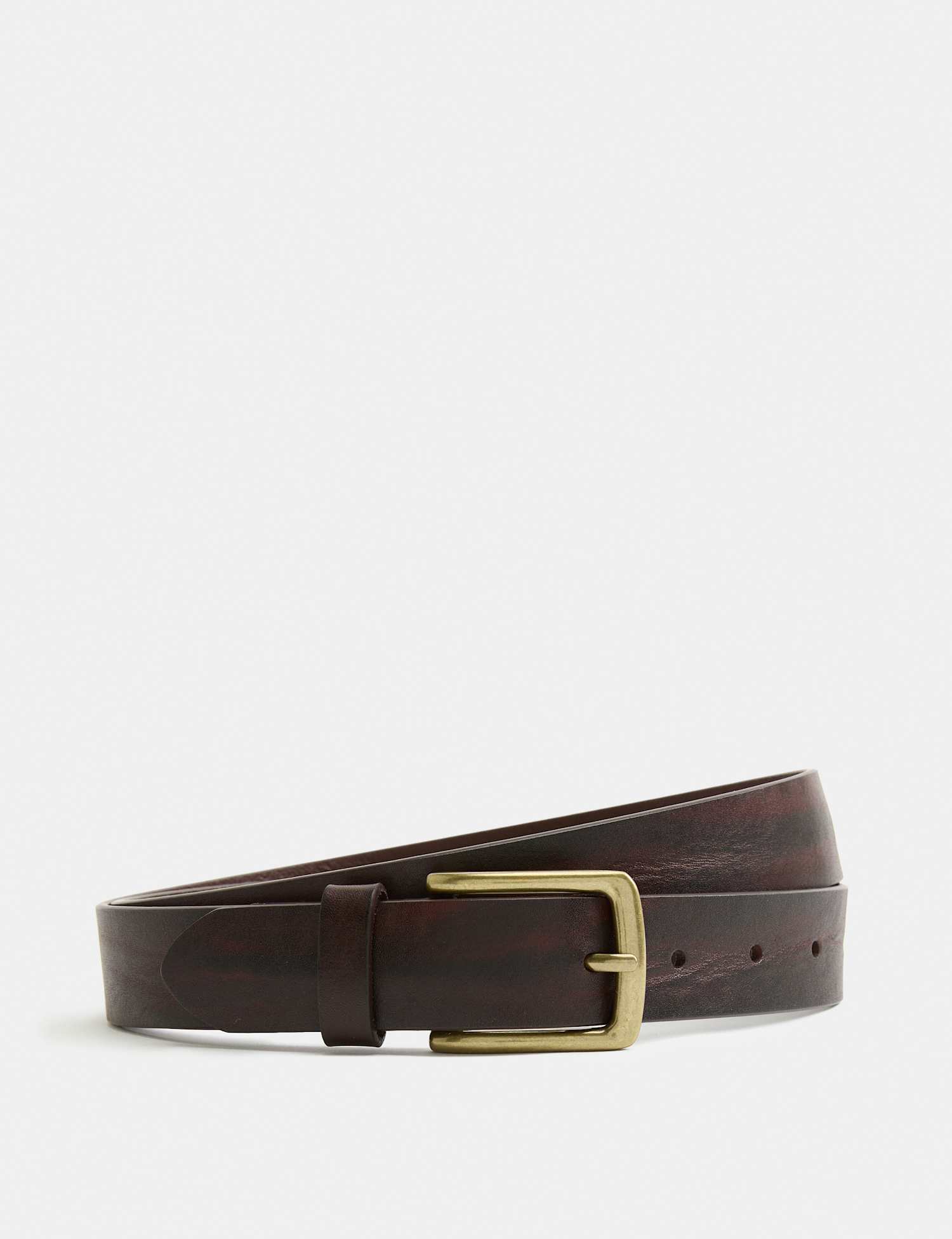 M&S Leather Belt Brown