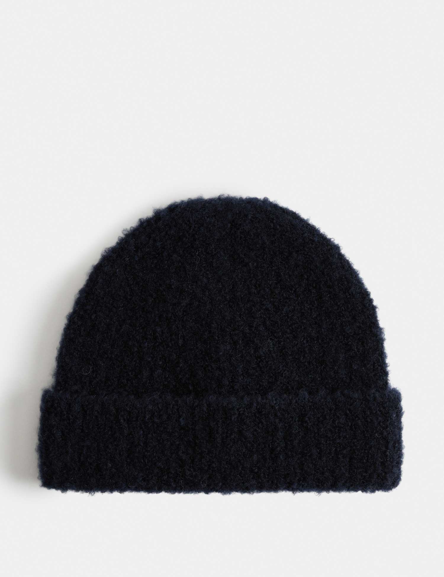 Autograph Merino Wool Rich Beanie Dark Navy