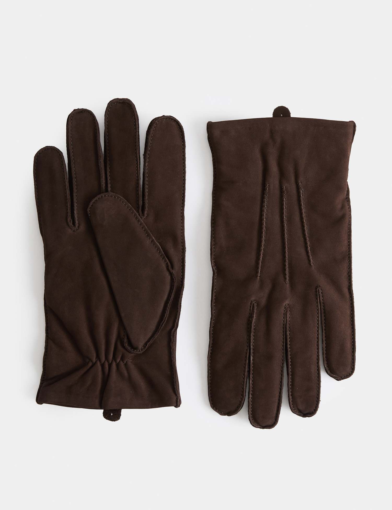 Autograph Leather Gloves Dark Chocolate