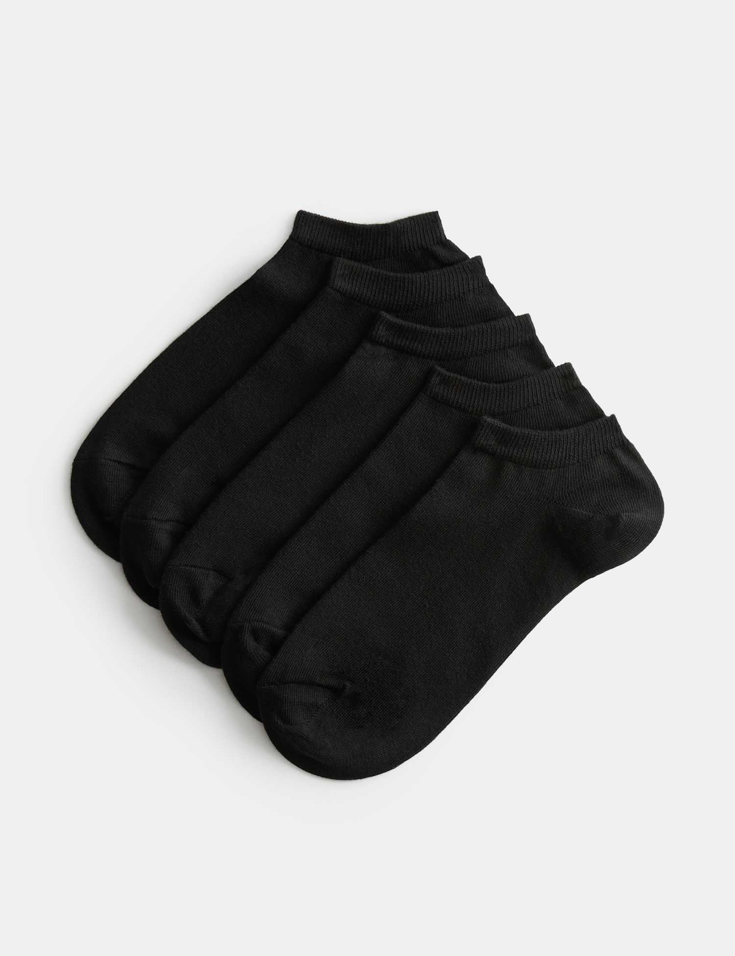 M&S 5 Pack Cool & Fresh� Trainer Liners� Black