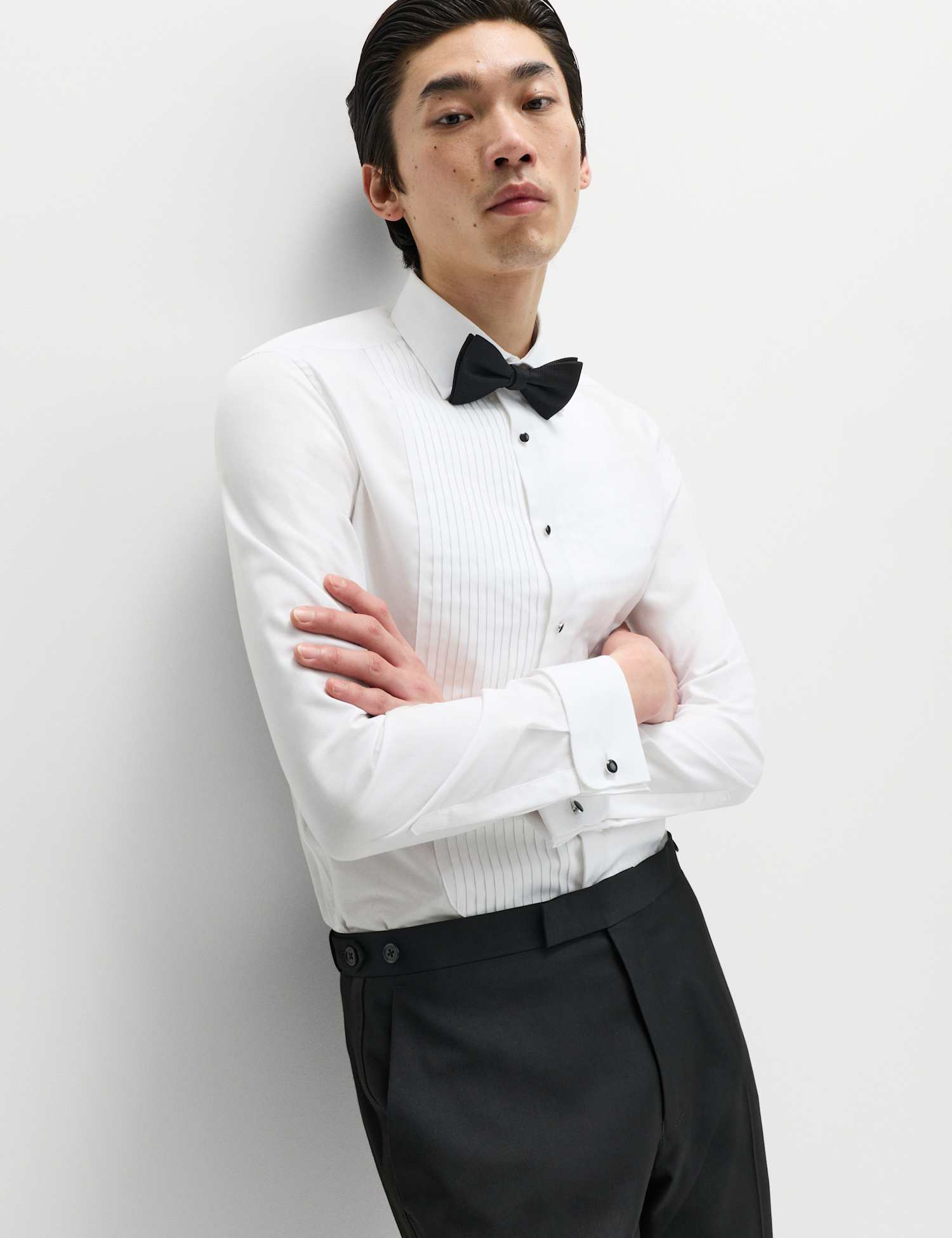 M&S Extra Slim Fit Luxury Cotton Dress Shirt White