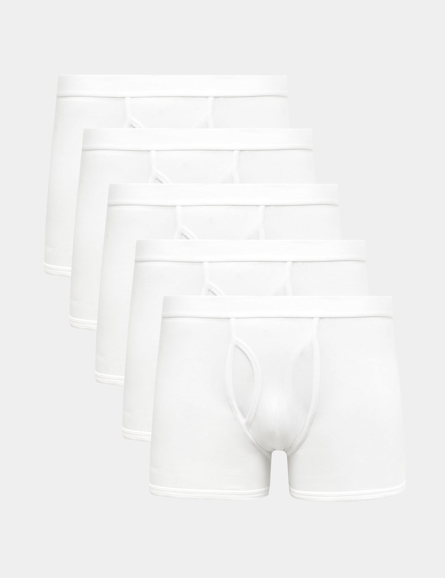 M&S 5 Pack Cotton Stretch Cool & Fresh� Trunks White