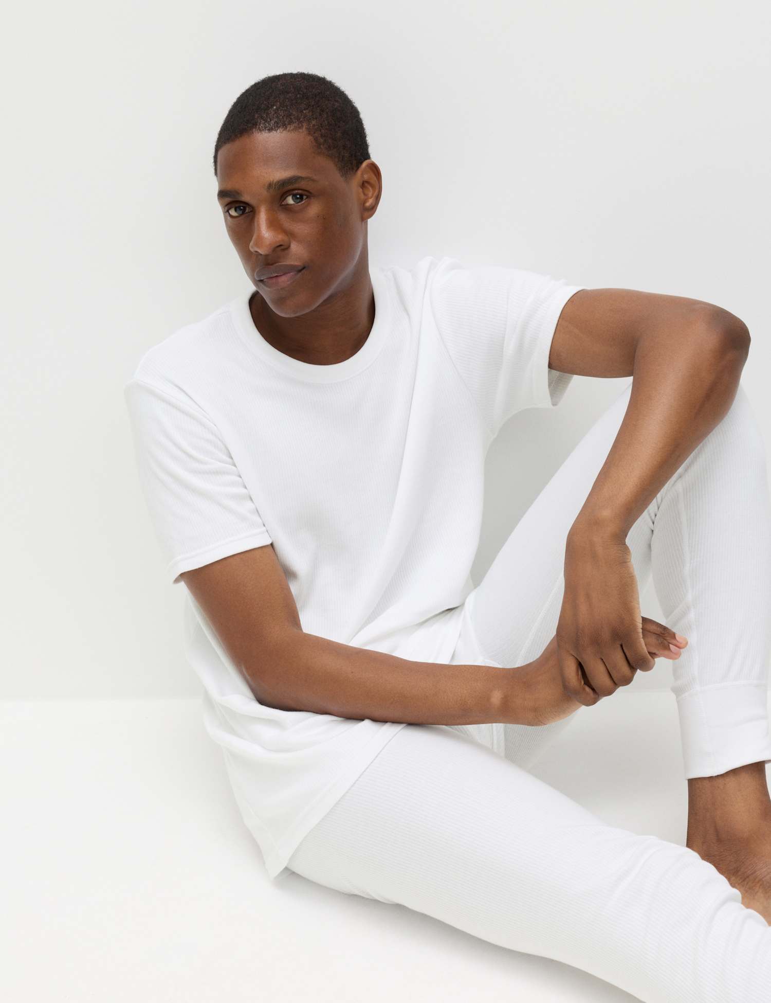 M&S Heatgen� Medium Thermal Short Sleeve Top White