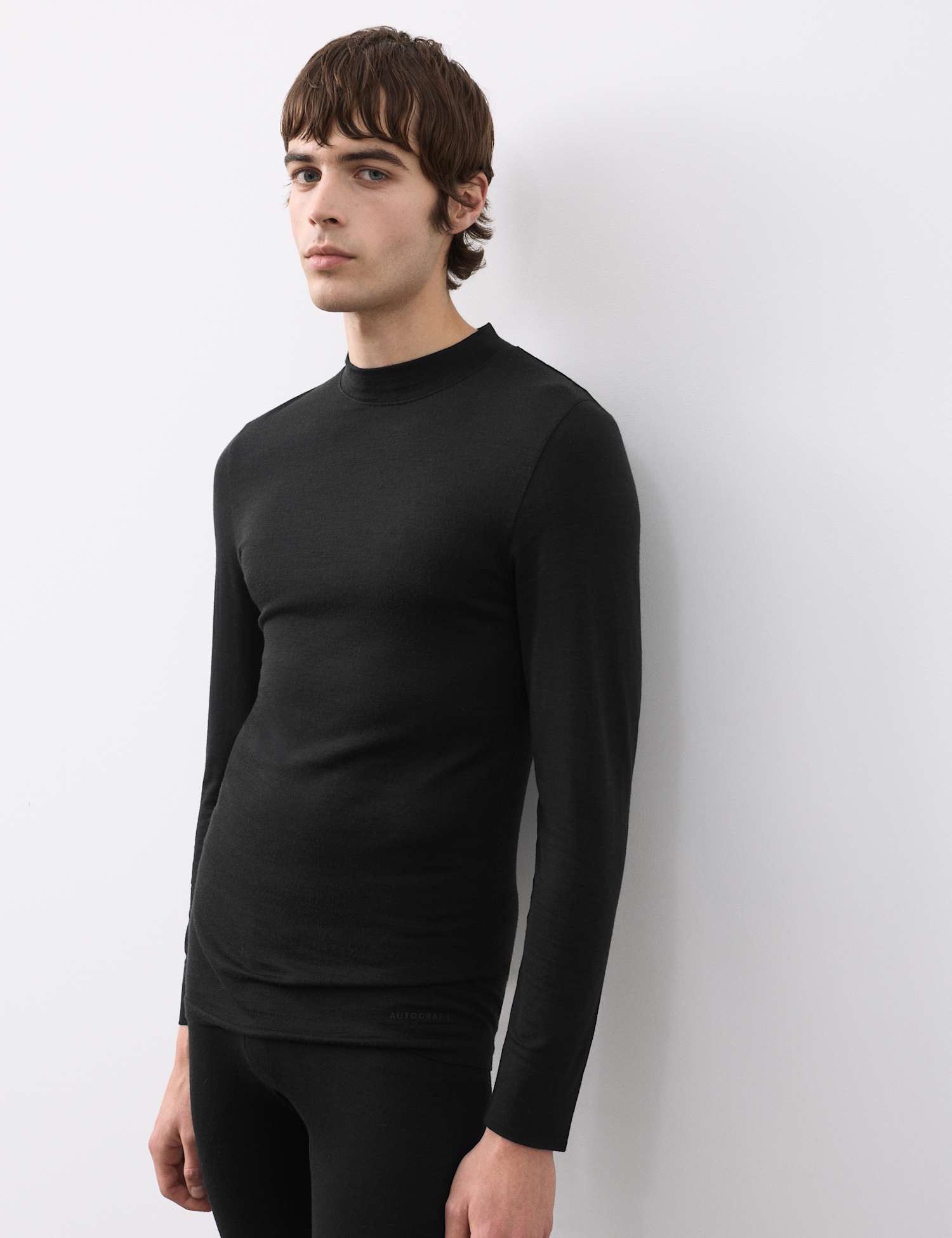 Autograph Merinotec� Maximum Warmth Long Sleeve Thermal Top Black