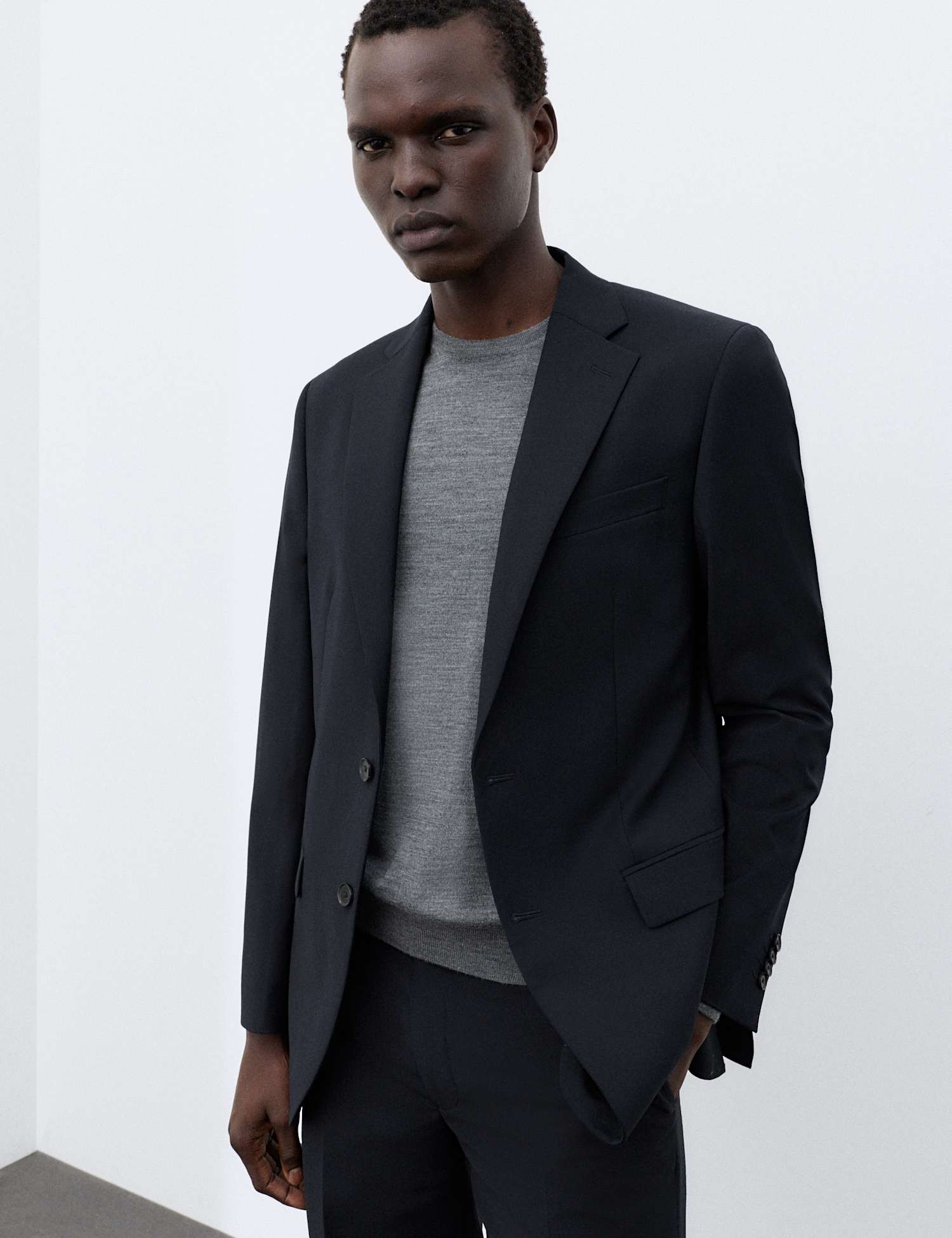 Autograph Slim Fit Performance Stretch Suit Jacket Navy