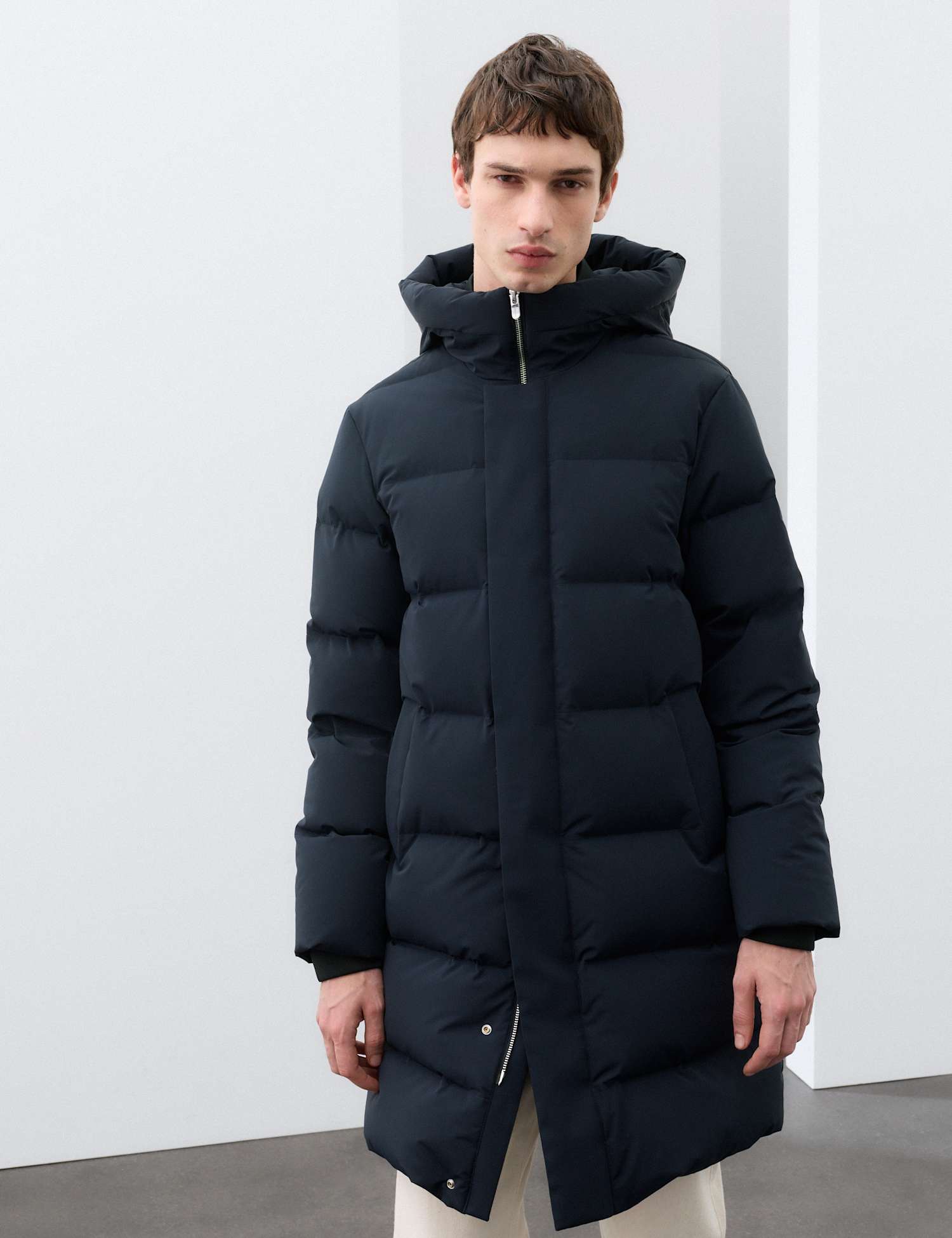 Autograph Feather and Down Puffer Jacket with Stormwear� Dark Navy