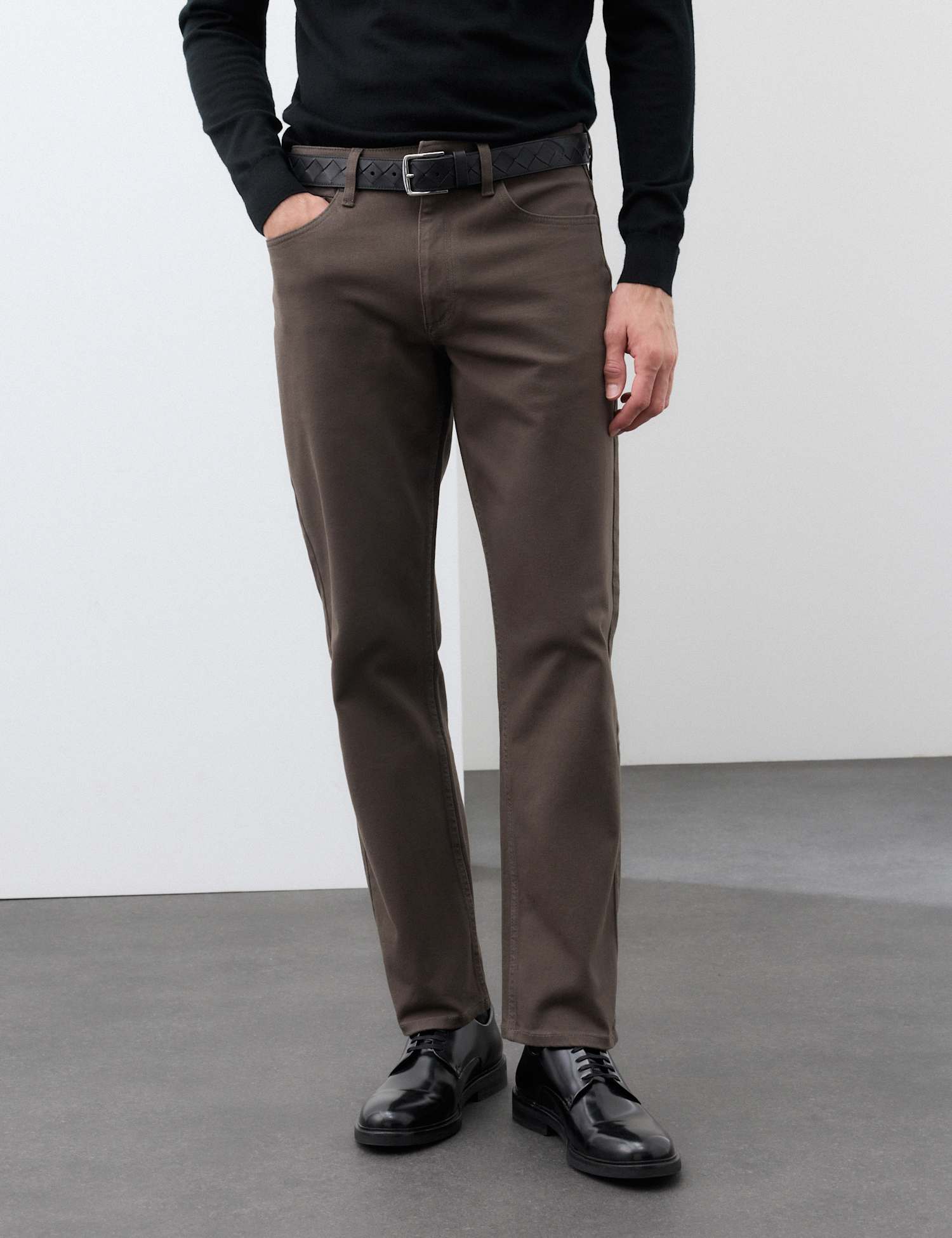 Autograph Straight Fit 360 Flex Stretch Jeans Taupe