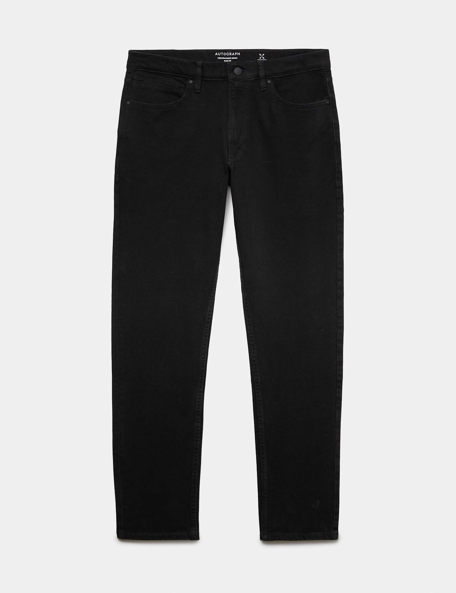 Autograph Slim Fit 360 Flex Stretch Jeans Black/Black