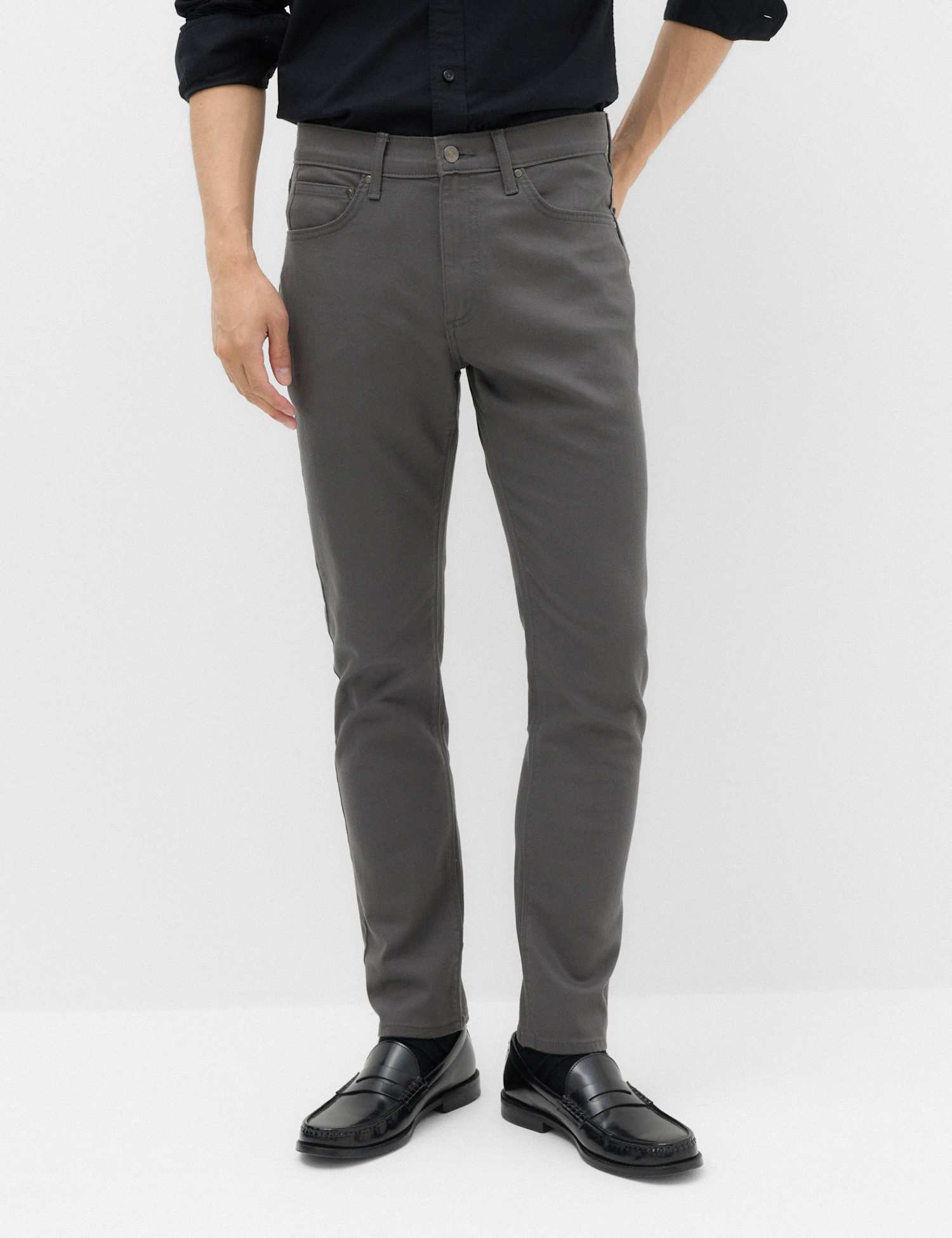 M&S Slim Fit Stretch Jeans Dark Slate