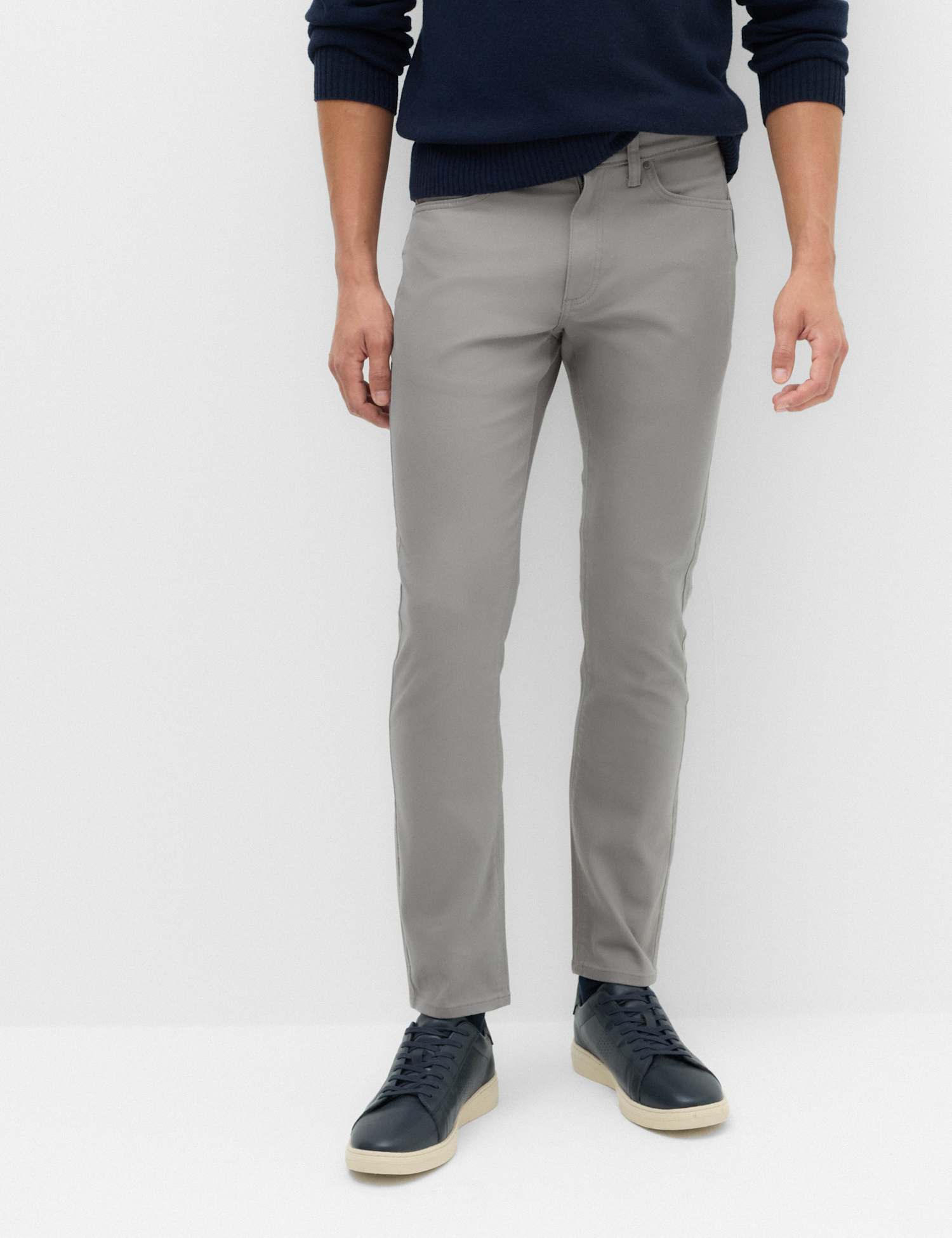 M&S Slim Fit Stretch Jeans Ash Grey Mix
