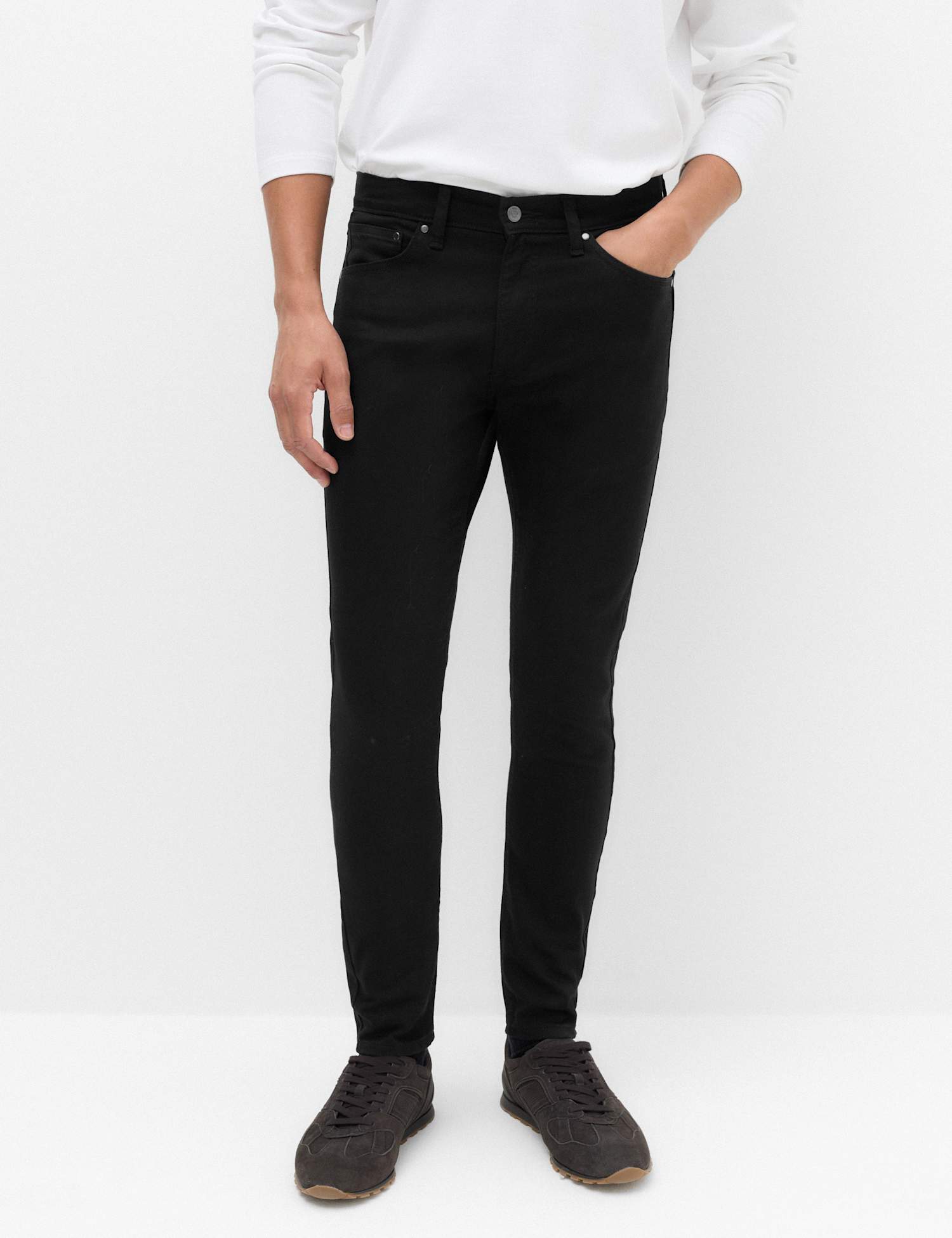 M&S Skinny Fit Stretch Jeans Black/Black