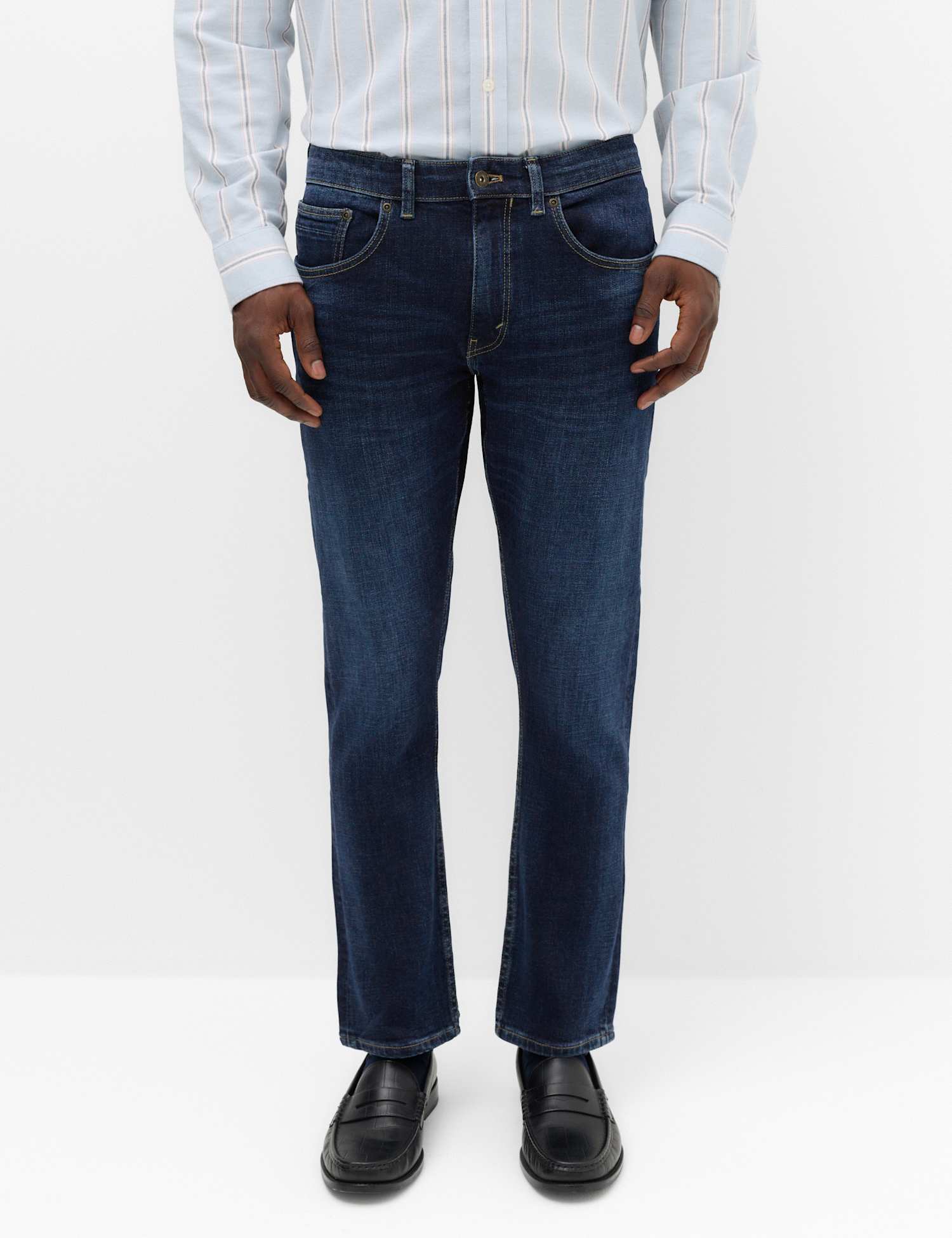 M&S Slim Fit Stretch Jeans Indigo