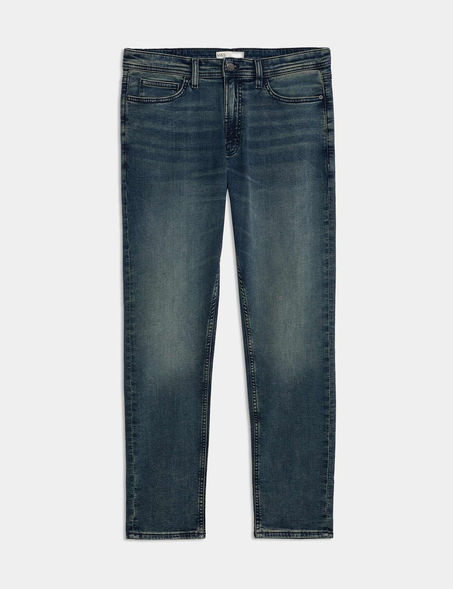 M&S Slim Fit Comfort Stretch Jeans Blue Tint