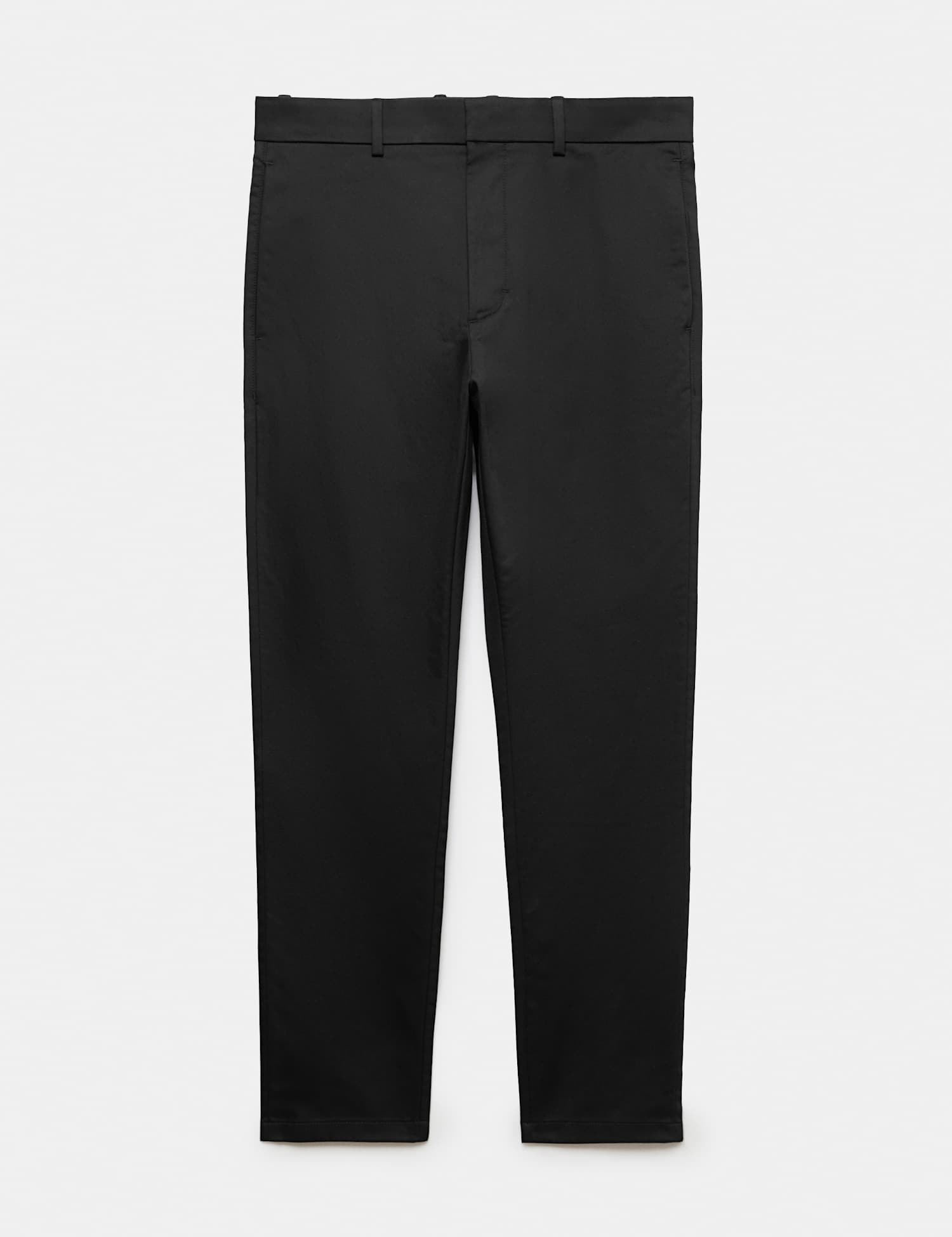 Autograph Slim Fit Italian Cotton Rich Stretch Trousers Black
