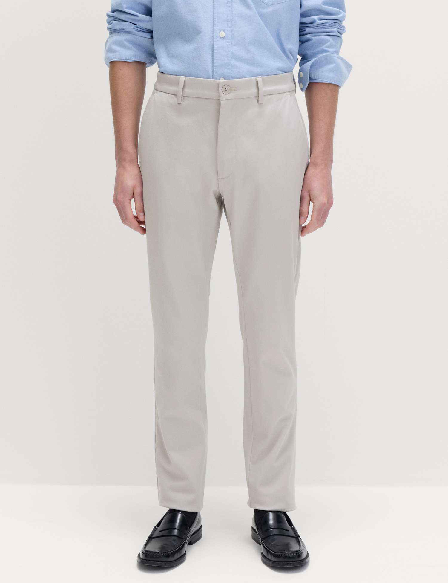 M&S The Ultimate Slim Fit Twill Chinos Dove