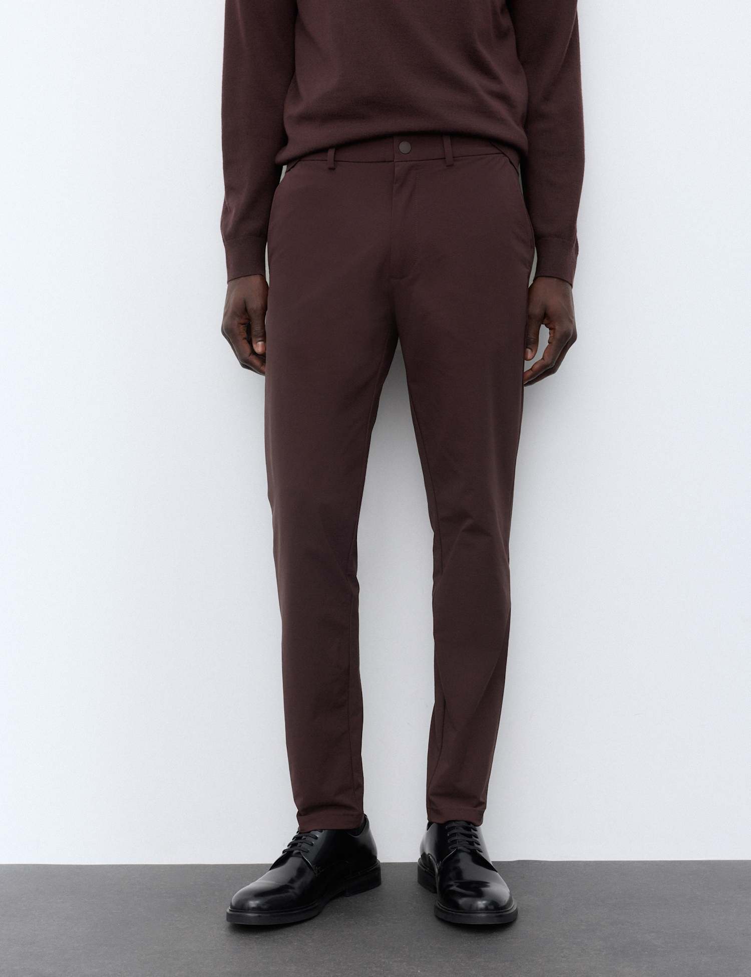 Autograph Slim Fit Trousers Teak
