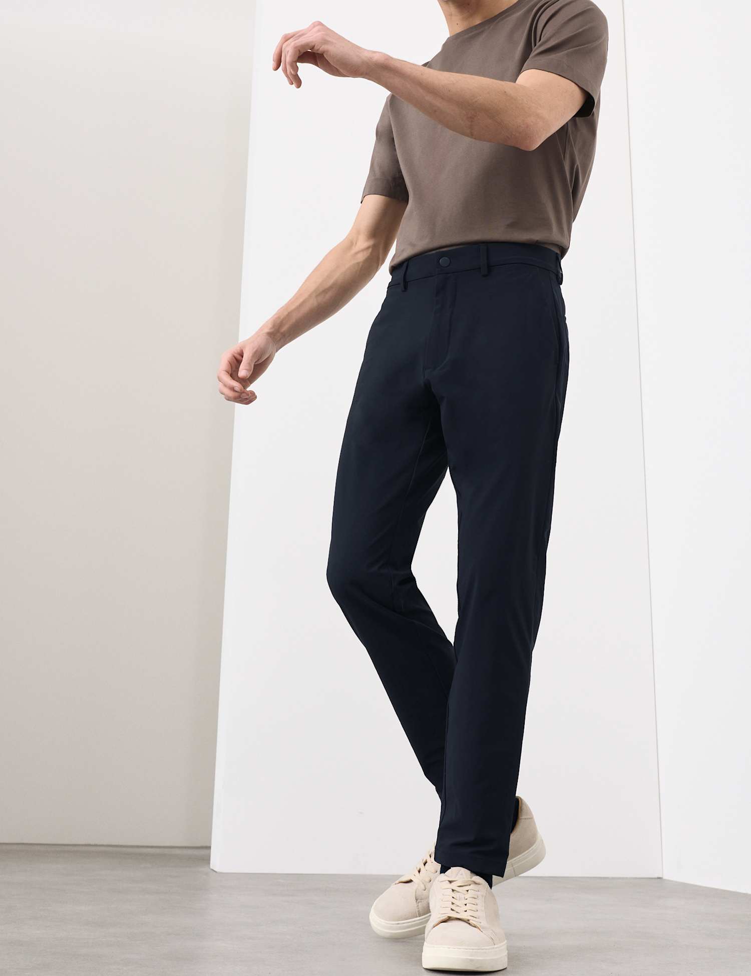 Autograph Performance Tapered Fit Technical Trousers Dark Navy