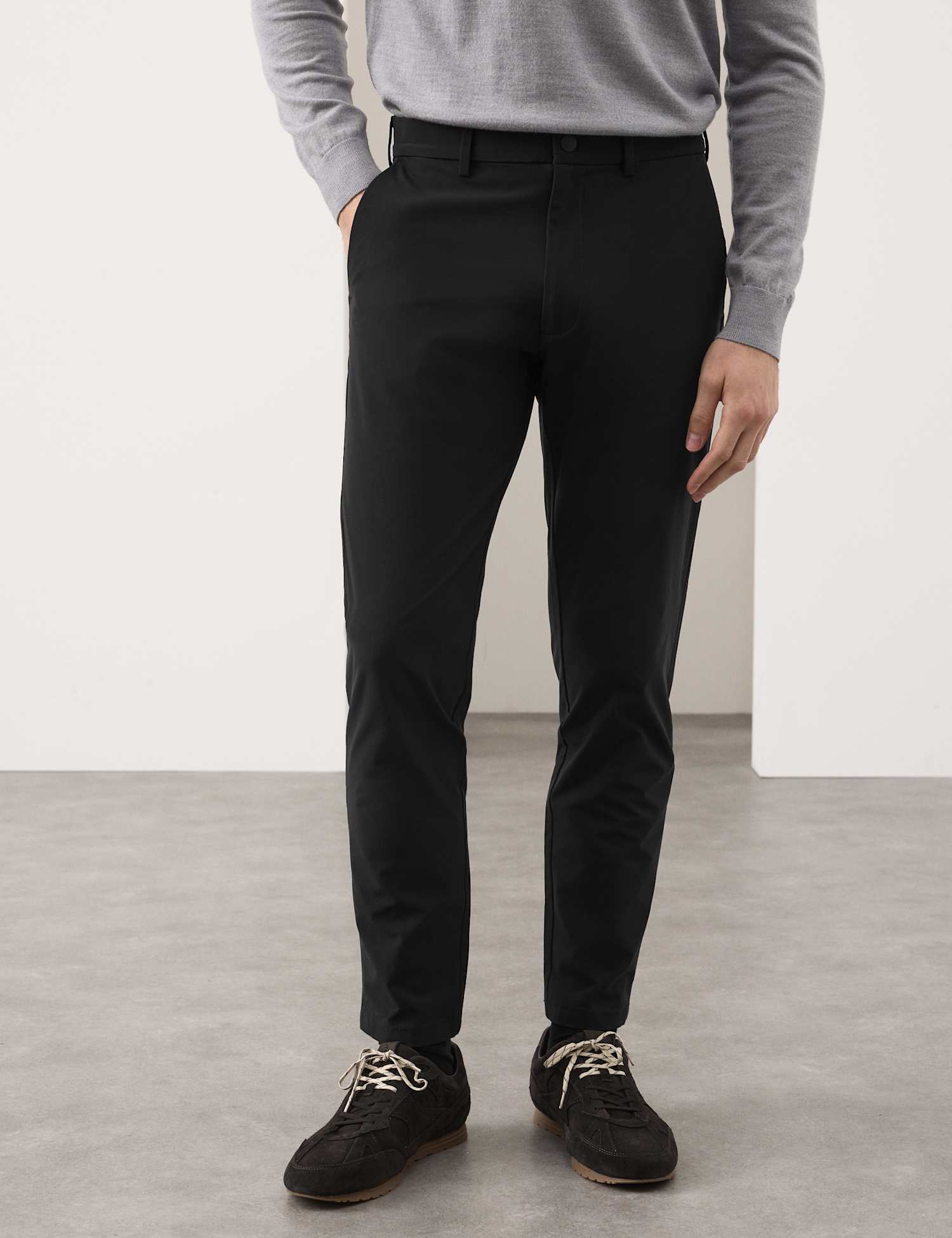 Autograph Performance Tapered Fit Technical Trousers Black