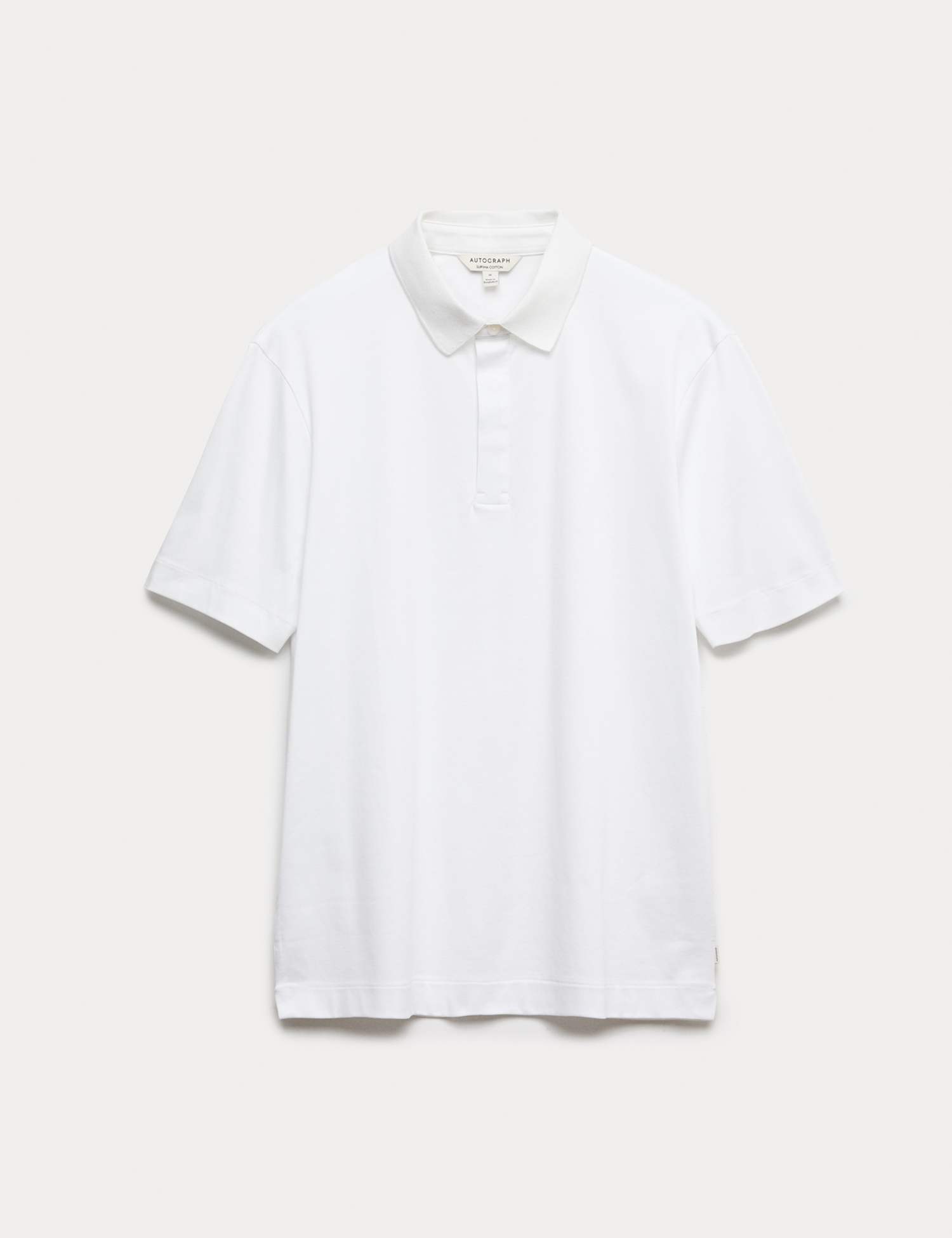 Autograph Pure Supima� Cotton Polo Shirt White
