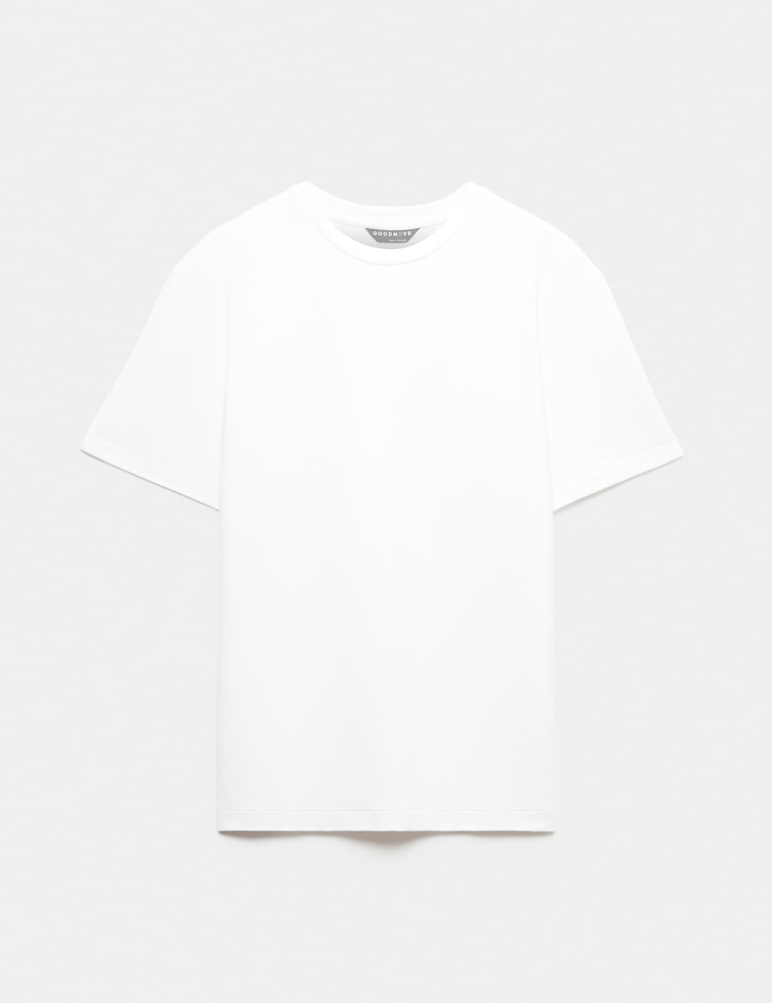 Goodmove Relaxed Soft Touch Cotton Blend T-Shirt White