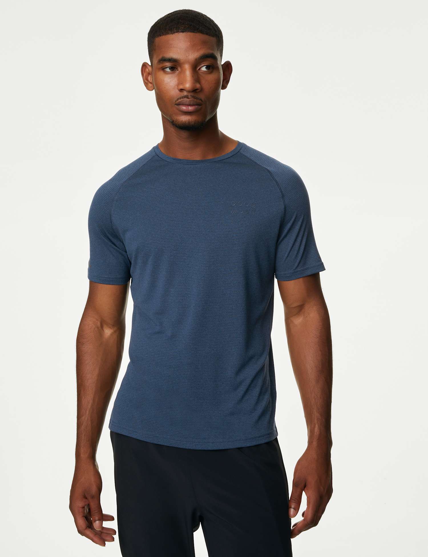 Goodmove Quick Dry Training T-Shirt Medium Navy