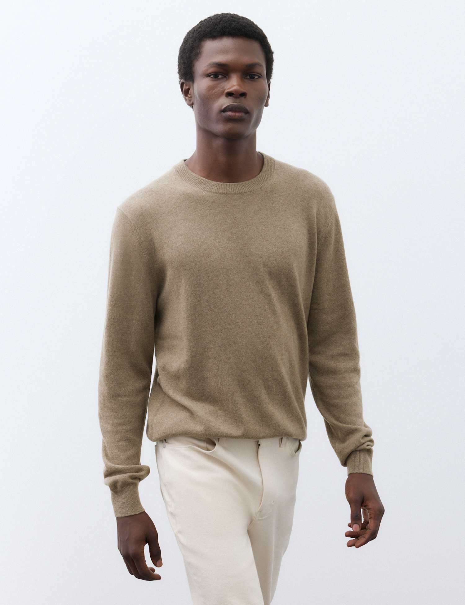 Autograph Pure Cashmere Crew Neck Jumper Sable