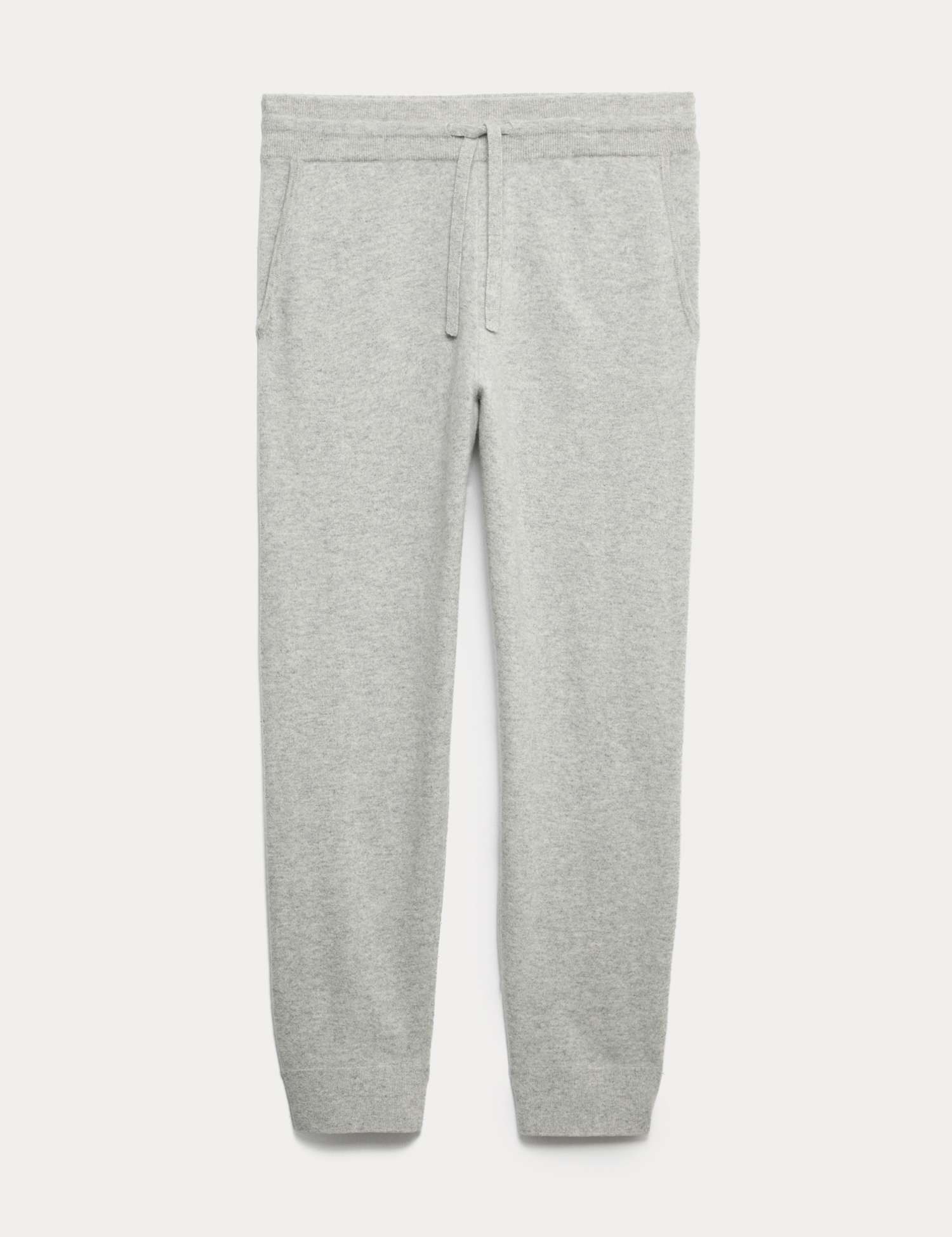 Autograph Pure Cashmere Knitted Joggers Grey