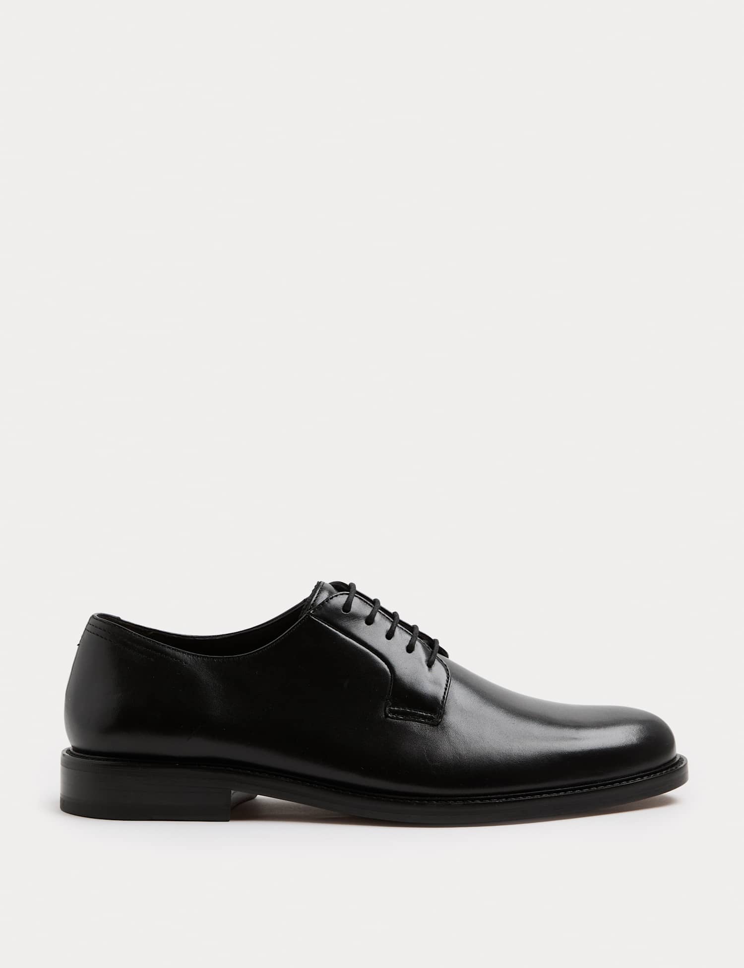 JAEGER Leather Derby Shoes Black