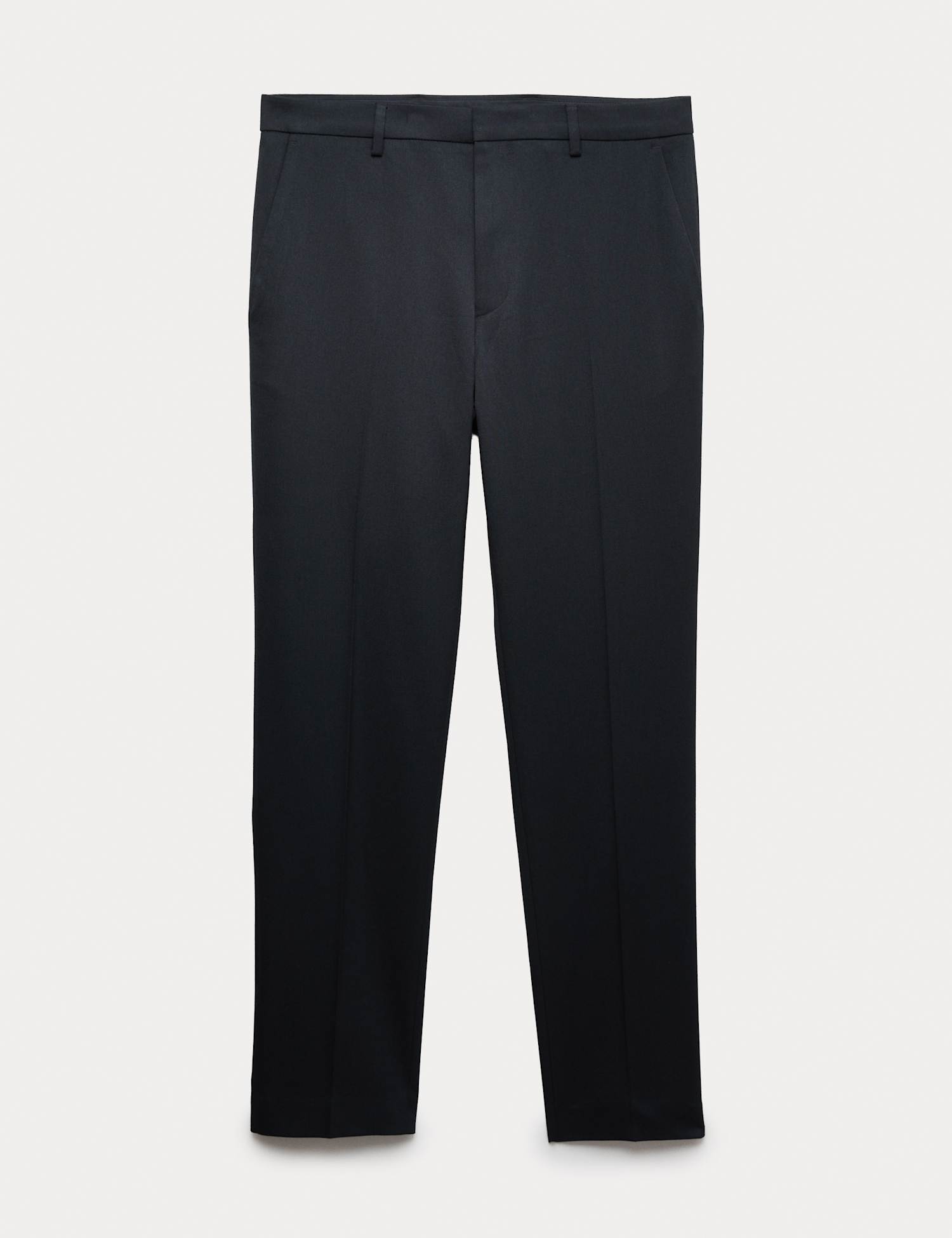 M&S Slim Fit Smart Stretch Trousers Dark Navy