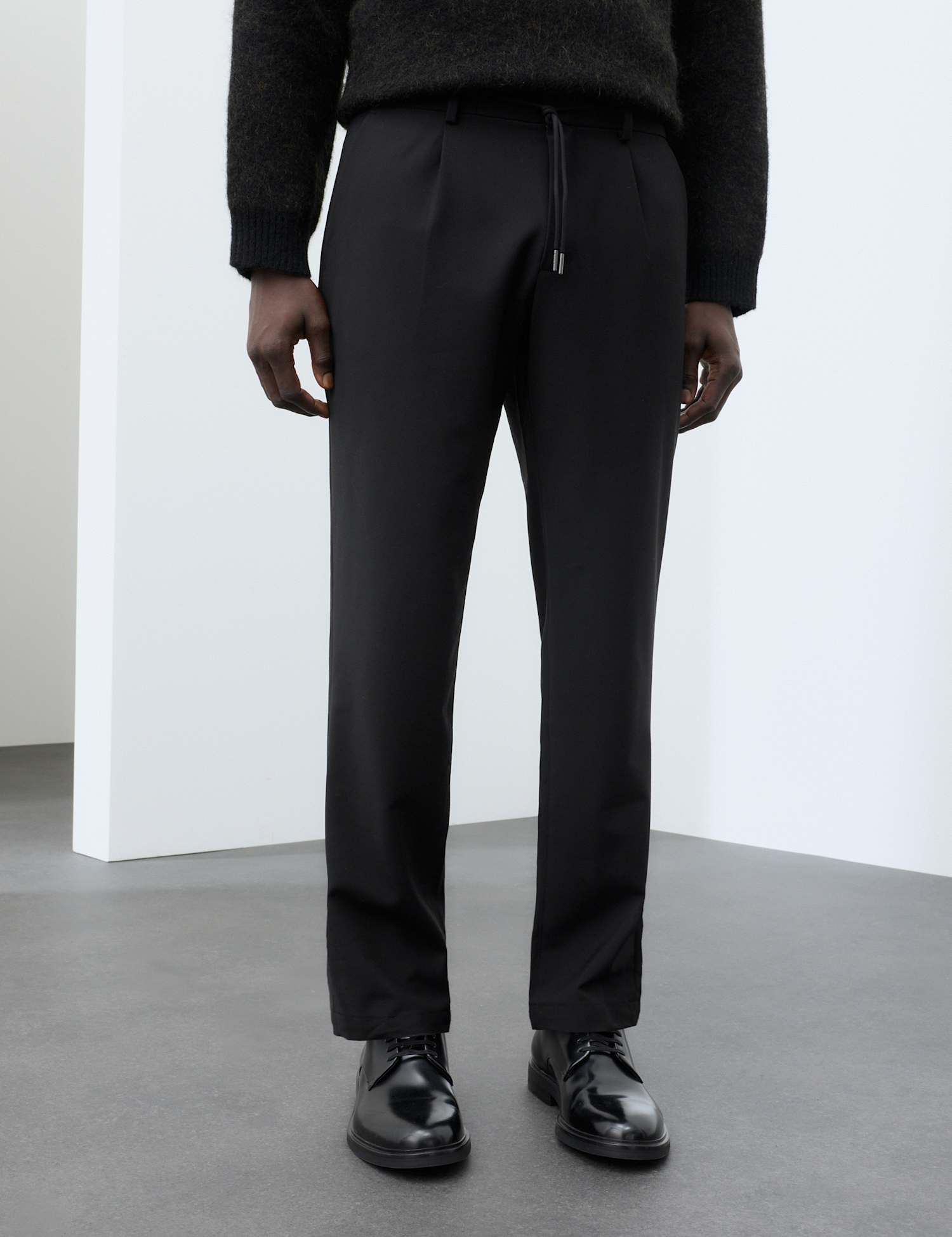 Autograph Wool Blend Performance Trousers Black
