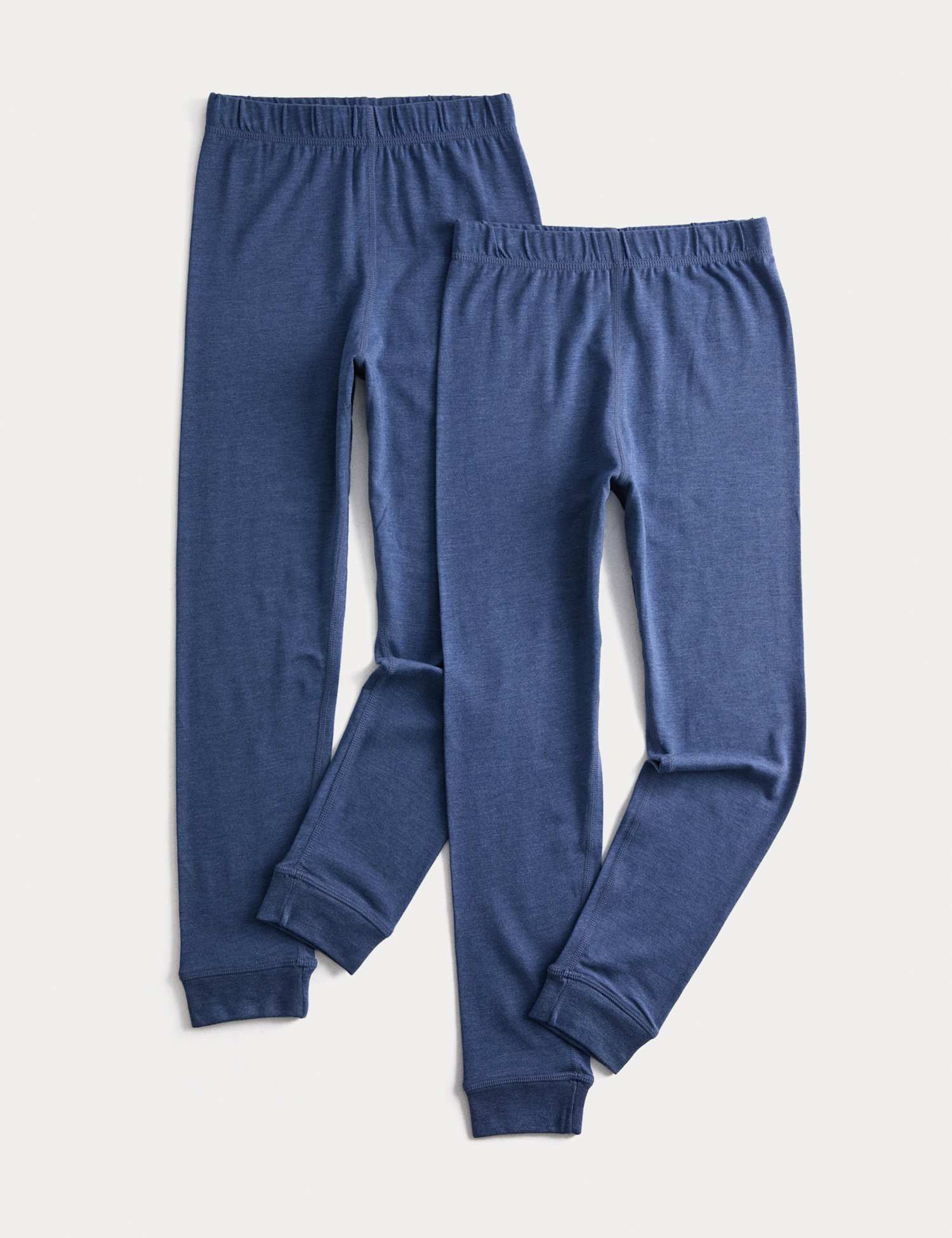 M&S 2 Pack Thermal Lightweight Leggings (2-14 Yrs) Denim