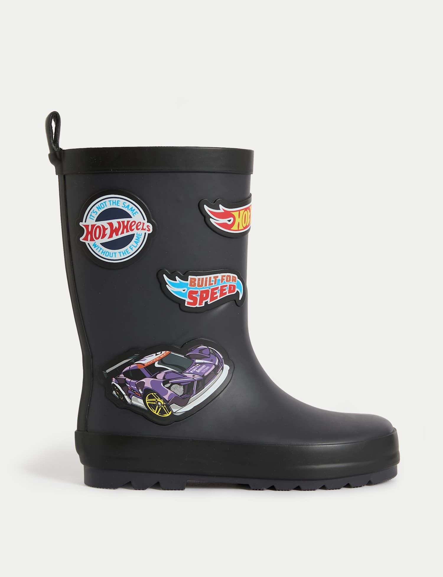 M&S Kids' Hot Wheels� Wellies (4 Small - 2 Large) Blue Mix