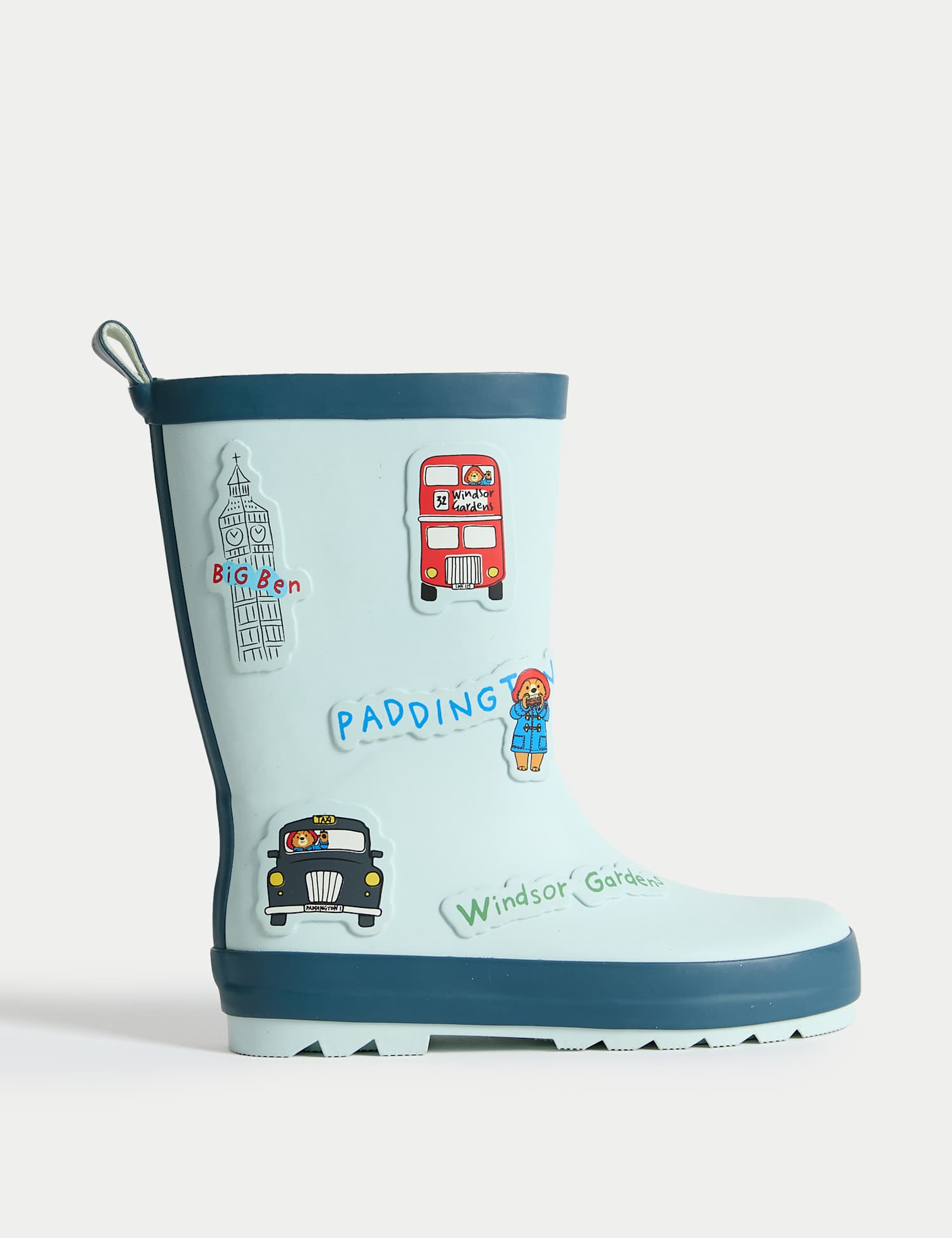 M&S Kids' Paddington� Wellies (4 Small - 13 Small) Light Blue
