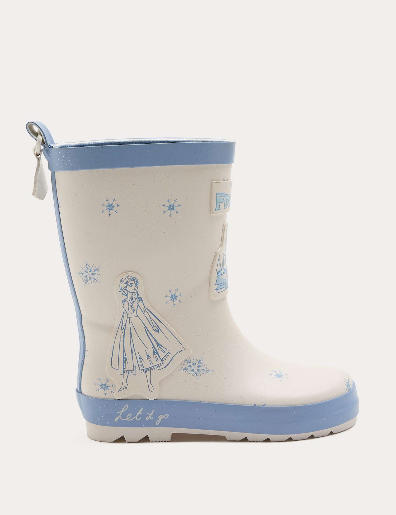 M&S Kids' Disney Frozen� Wellies (4 Small - 2 Large) Blue Mix