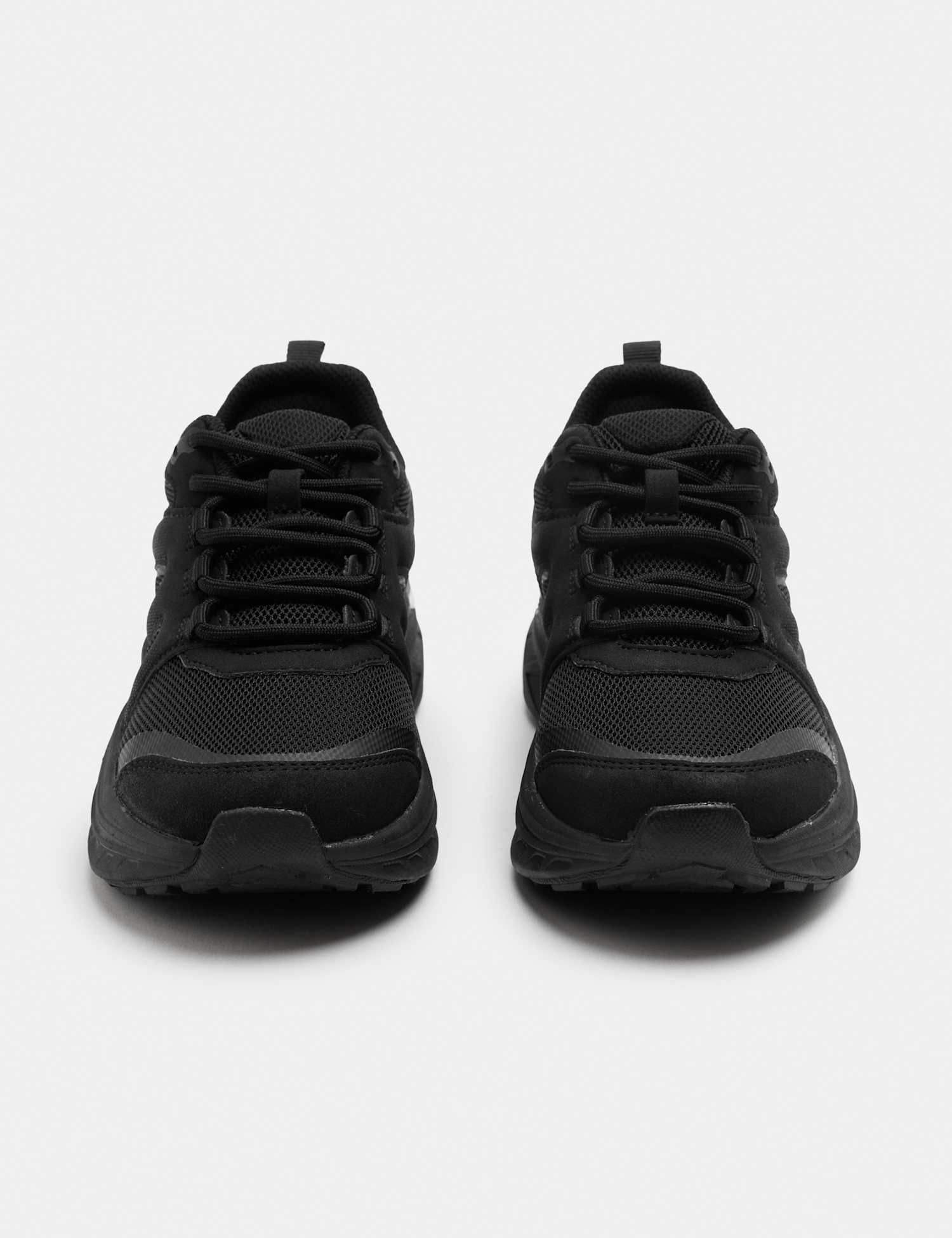M&S Kids' Freshfeet� Trainers (1 Large - 7 Large) Black